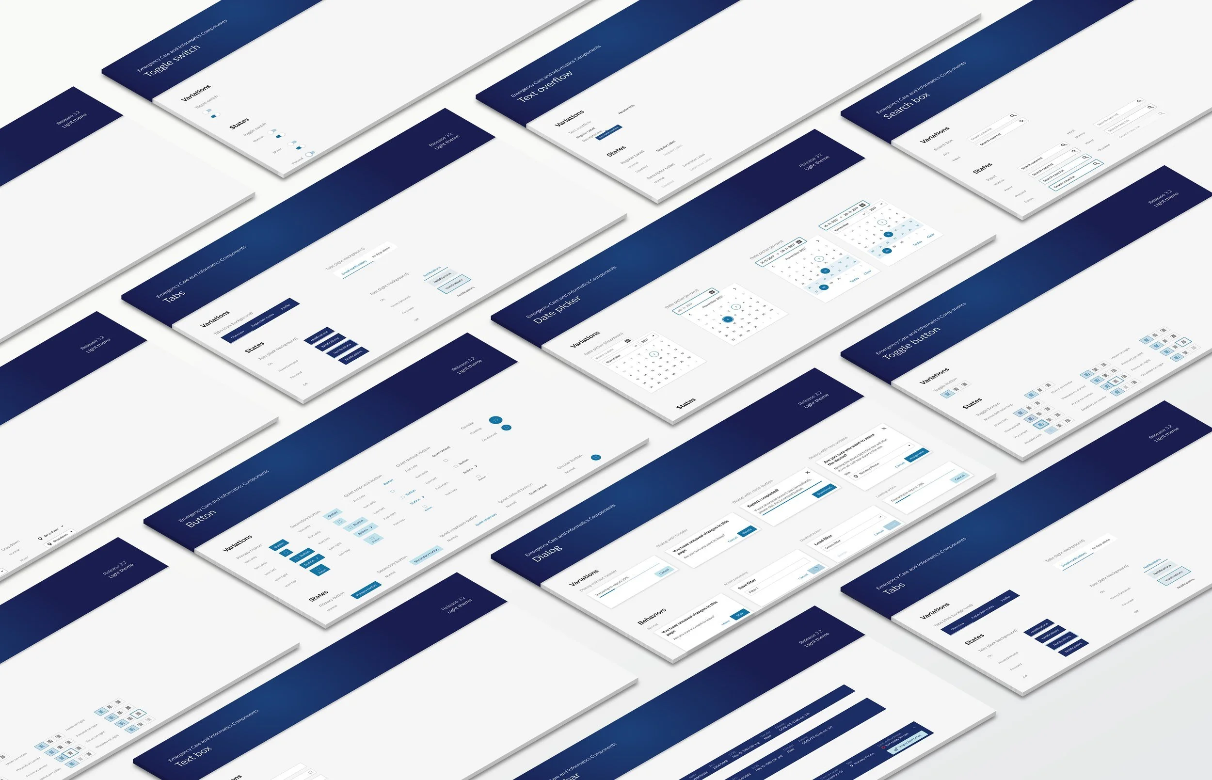 I built UI design components and pattern library for the  Emergency Care Suite using the Philips Design Language system and accessibility guidelines to speed up development for future releases. 