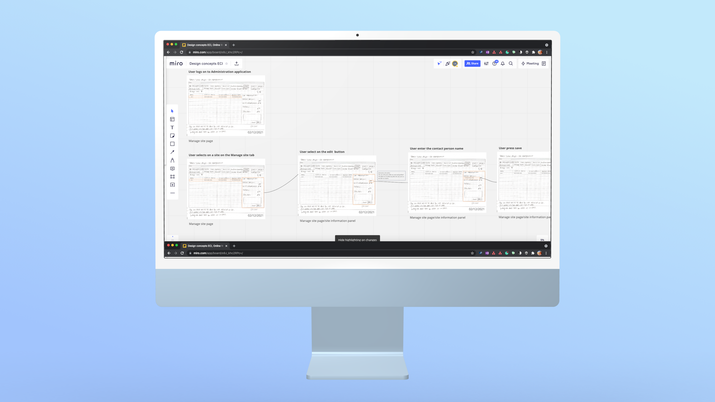 We validated user workflows with the users and internal clinicians and put together a complete user workflow for remote device monitoring. 