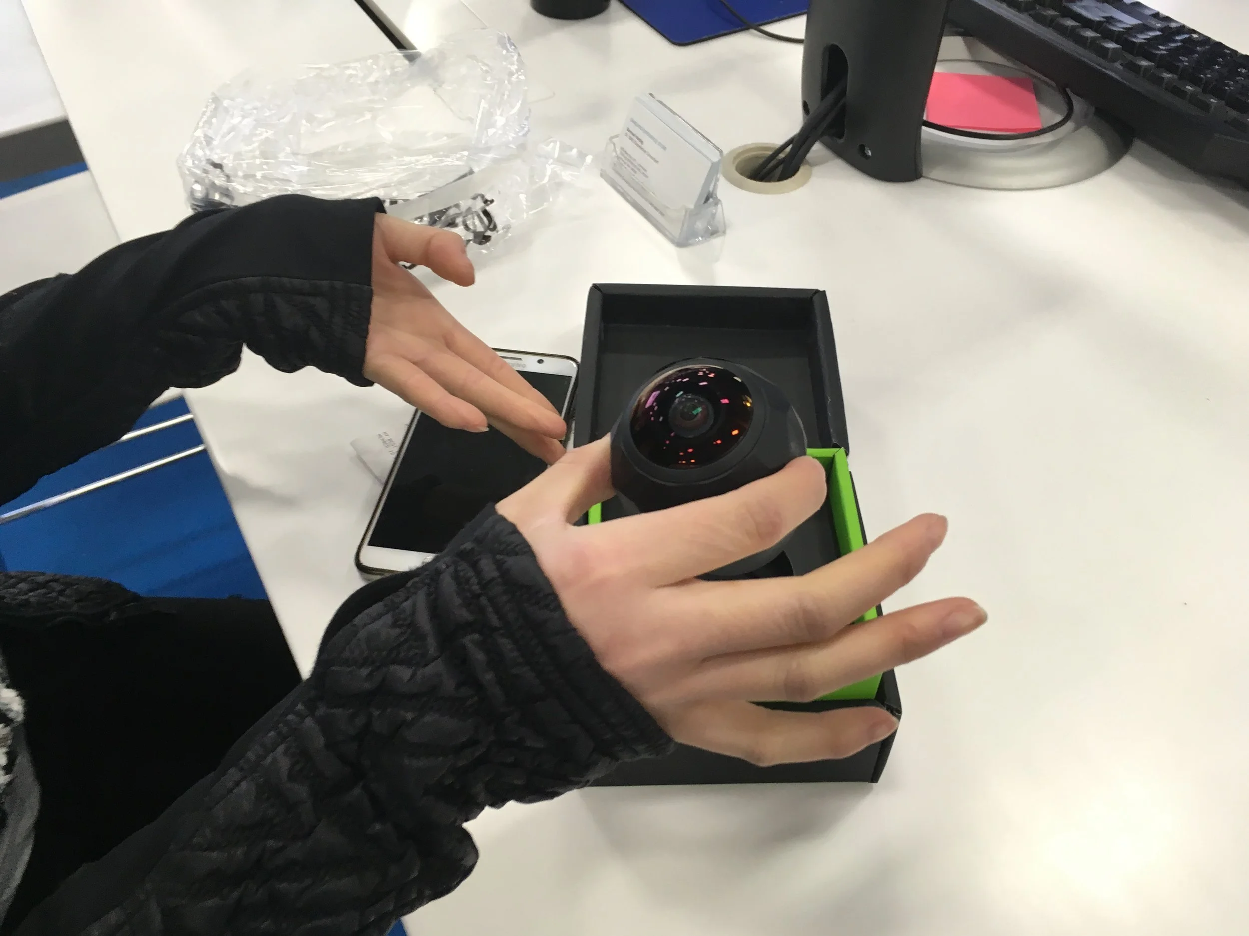 Exploring different types of 360 video cameras