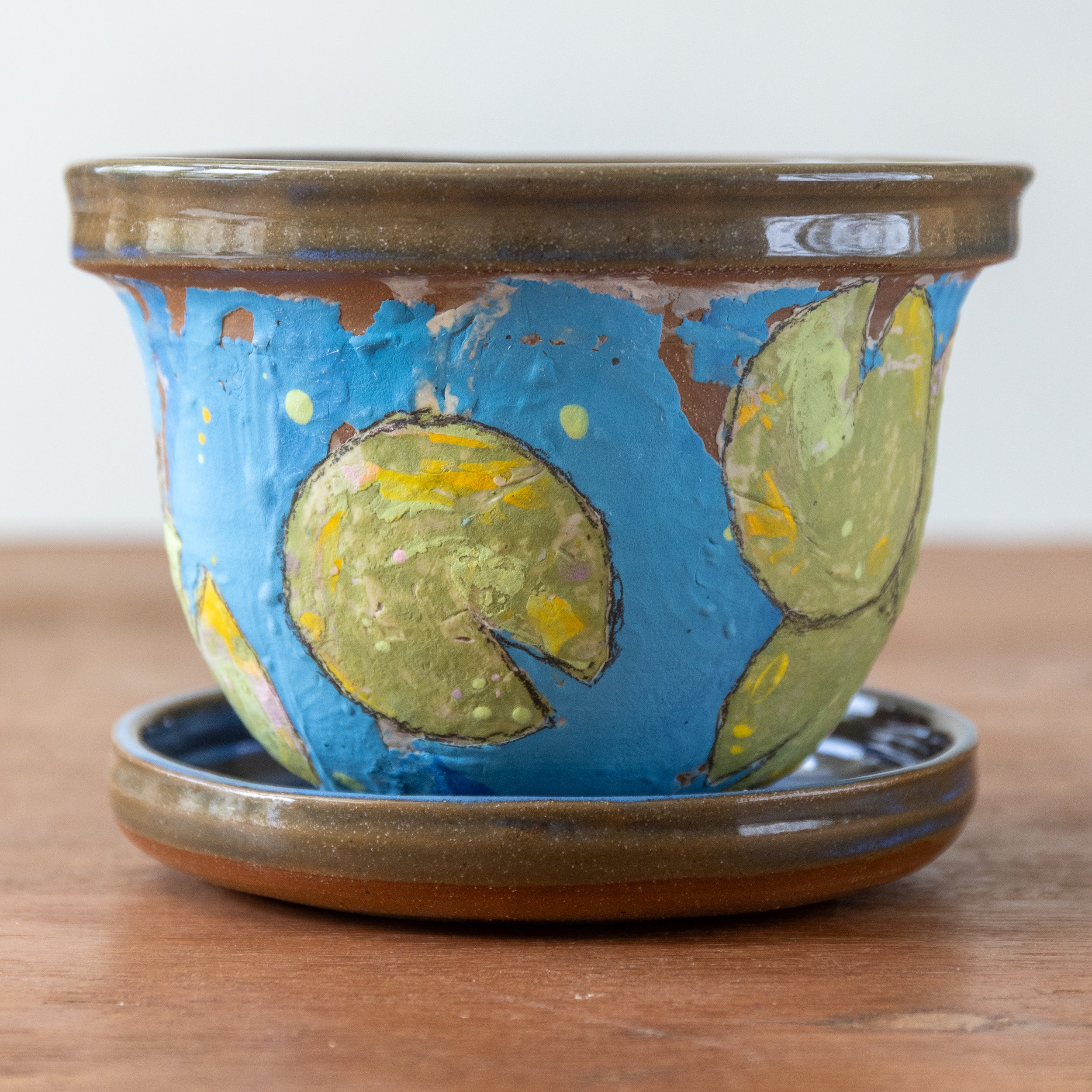 "Painted Pond" Planter.