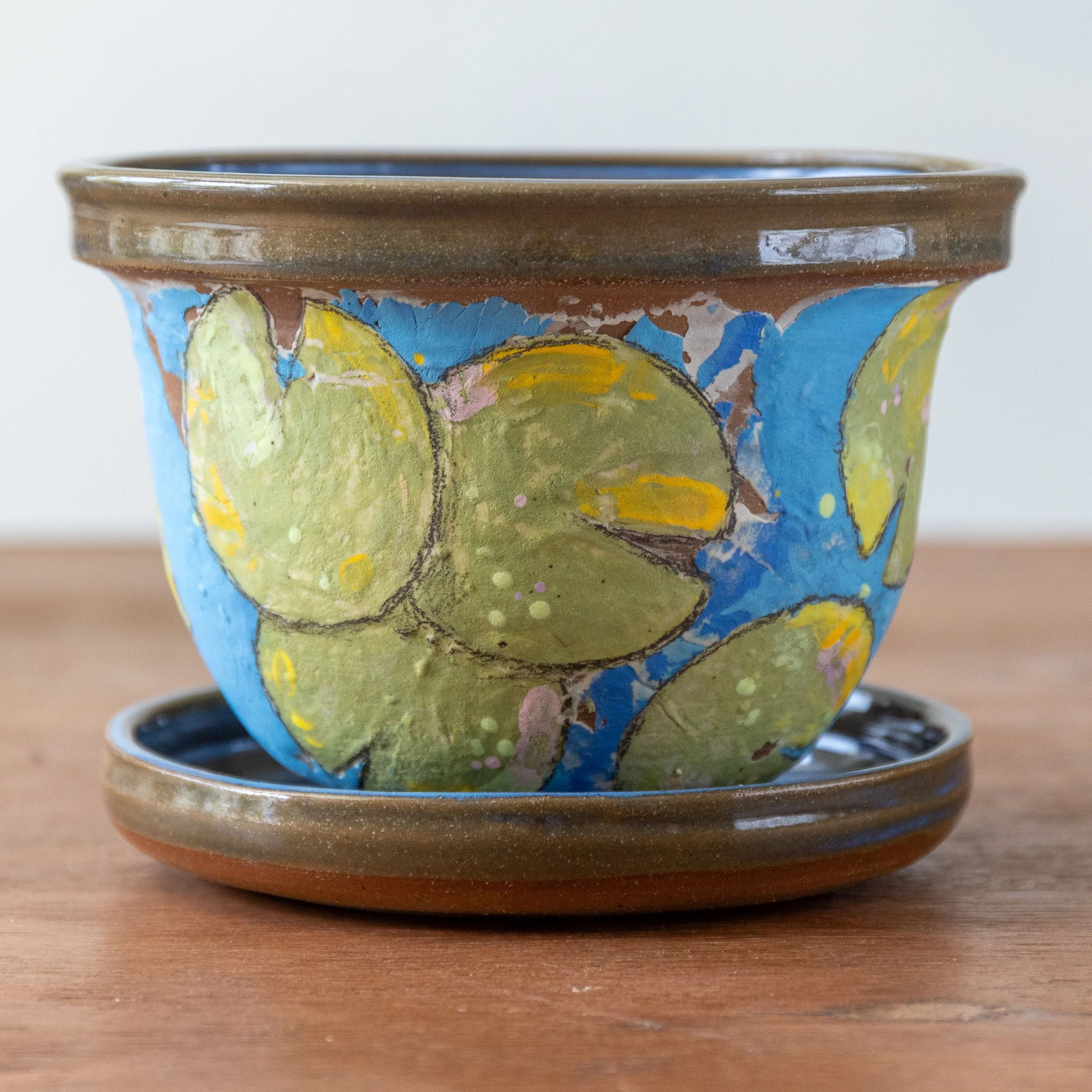 Painted Pond Planter