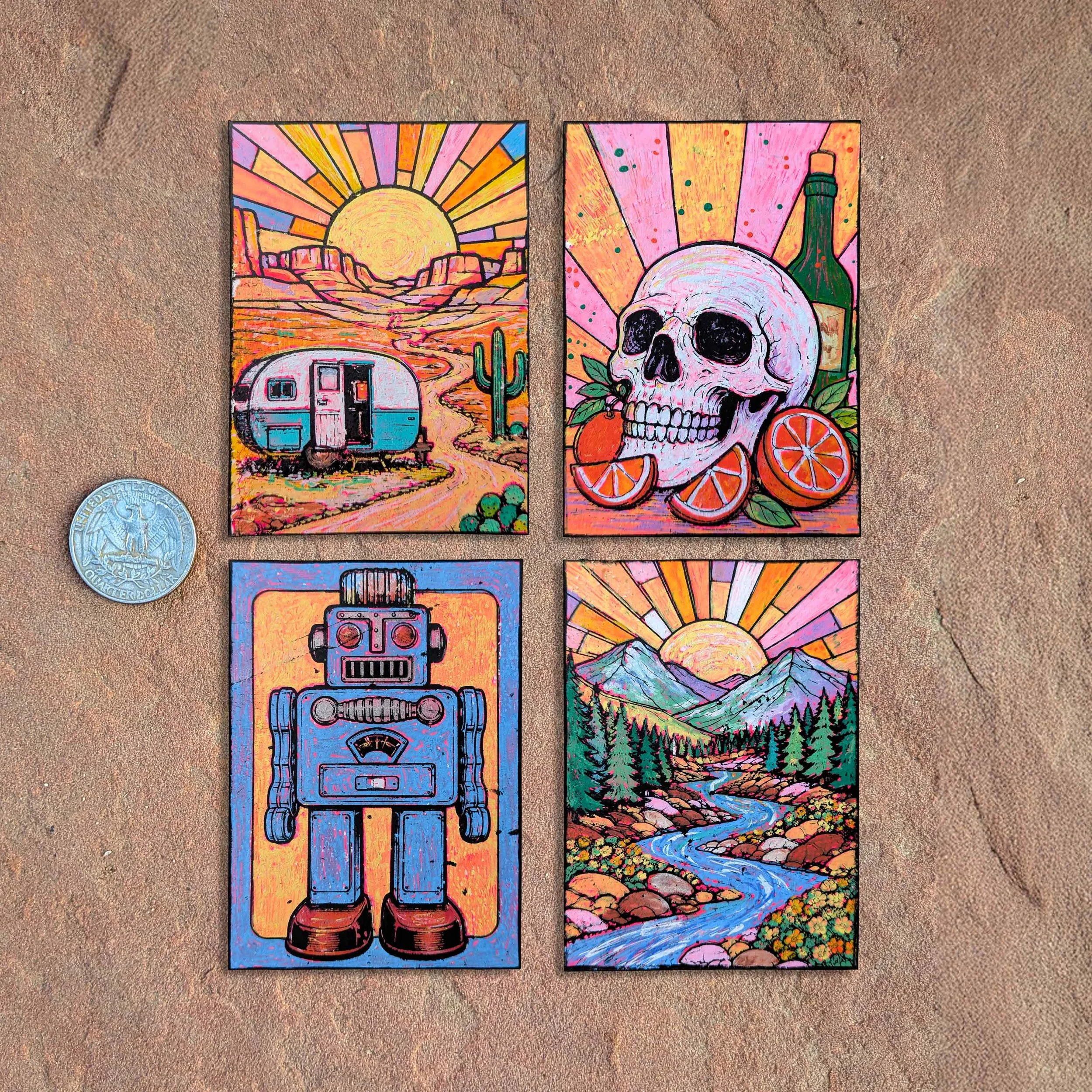 How to Make ACEOs with Your Gel Plate (And Jump on the ACEO Trend)