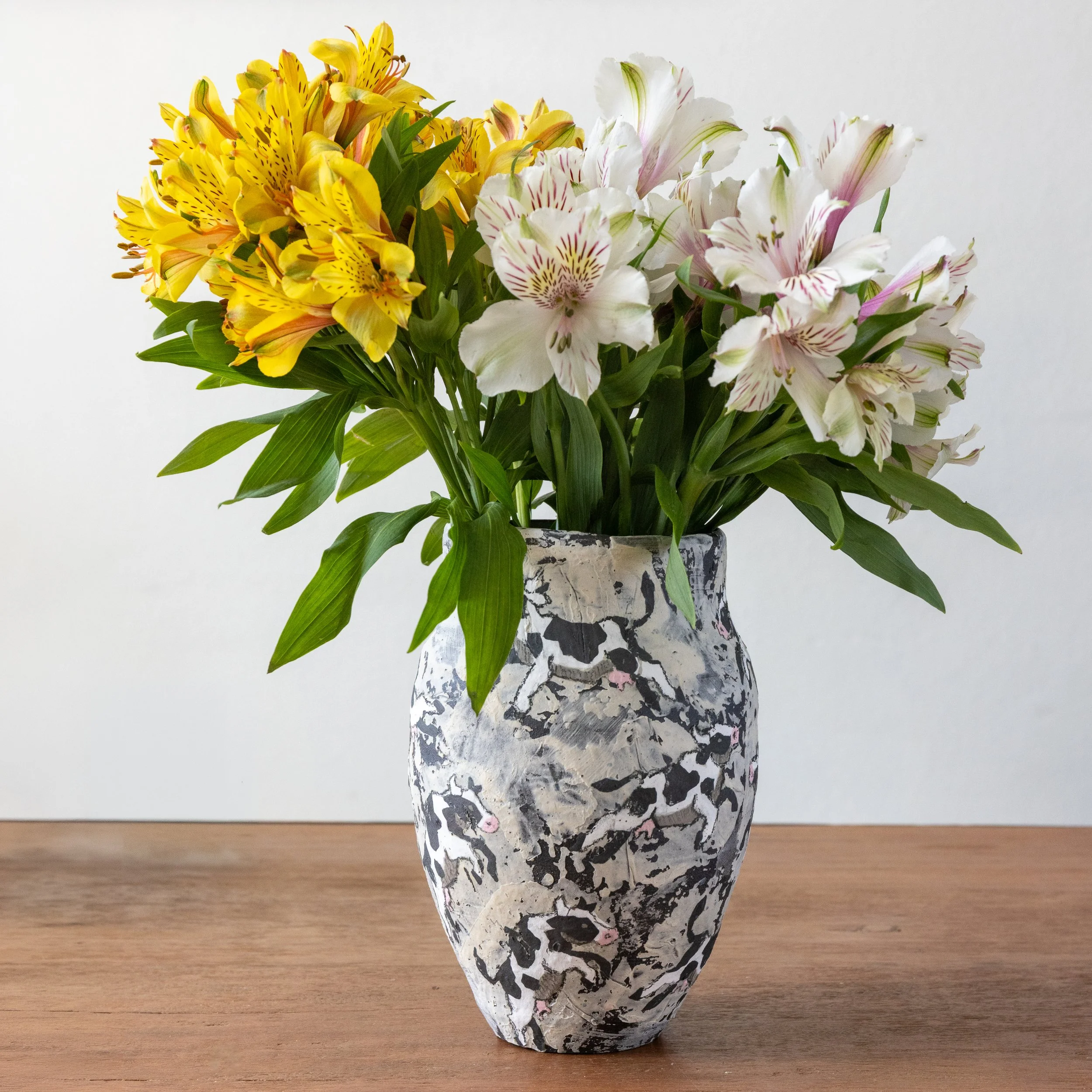"Camo Cows" Vase.