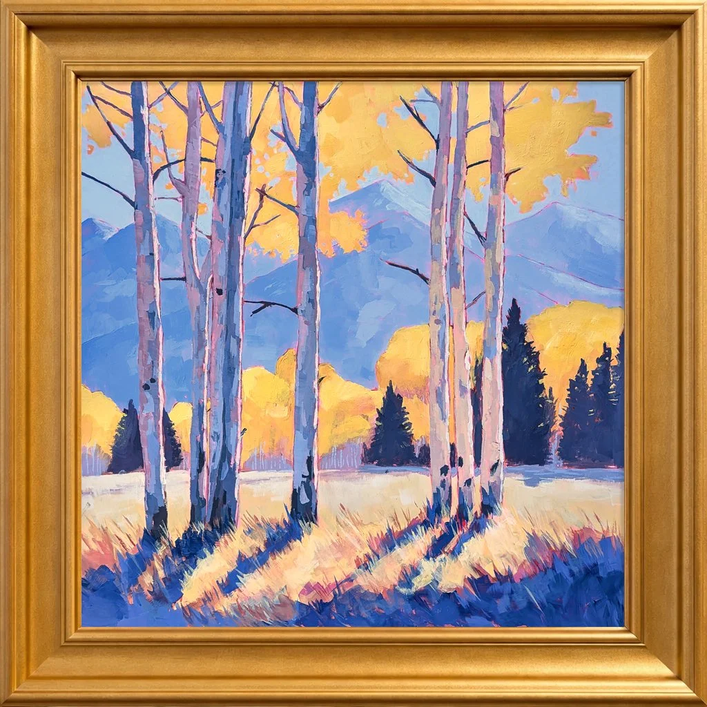 Colorado Aspens - Acrylic on Board