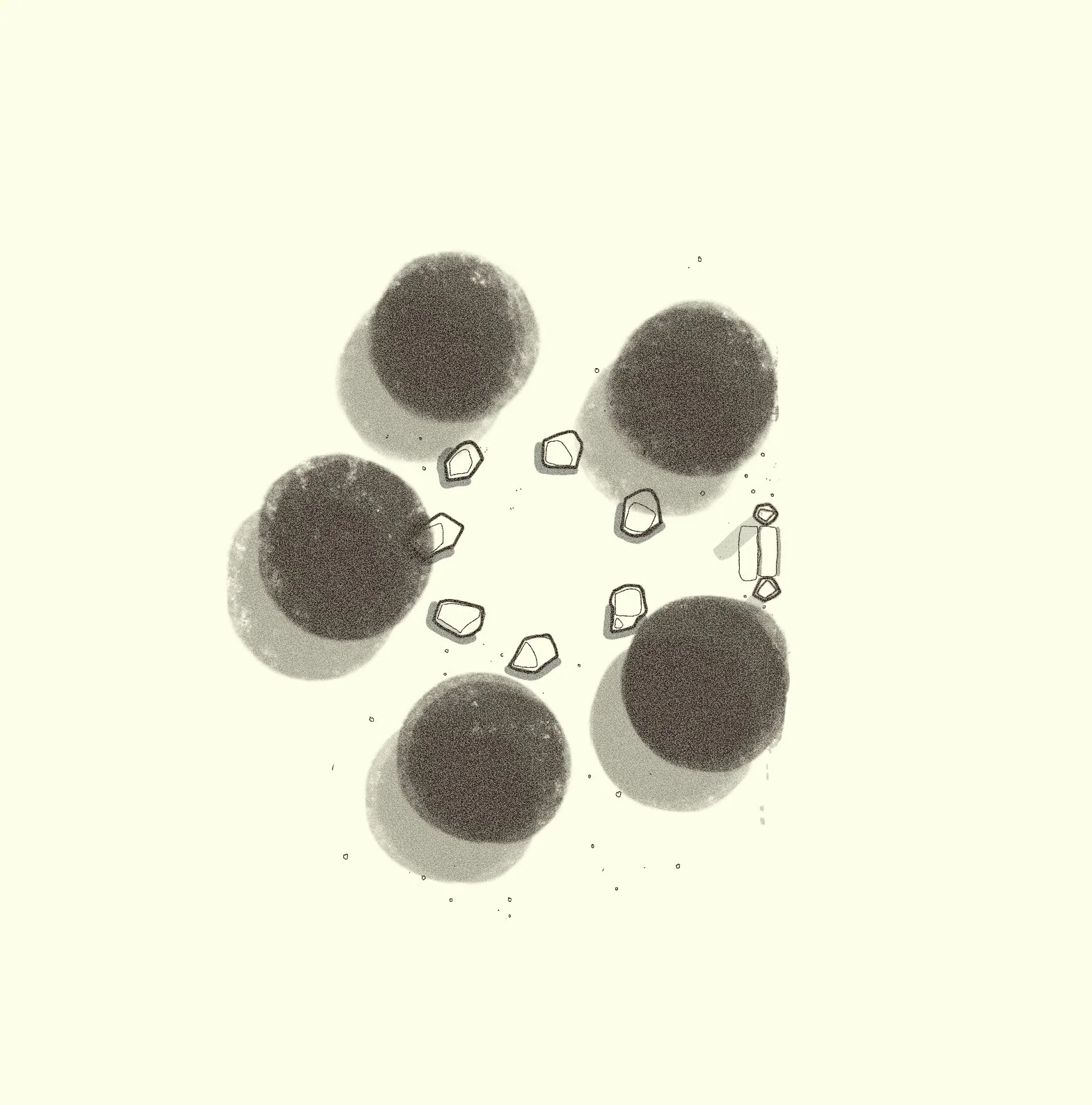 Stone Circle Fruit Orchard Garden Design