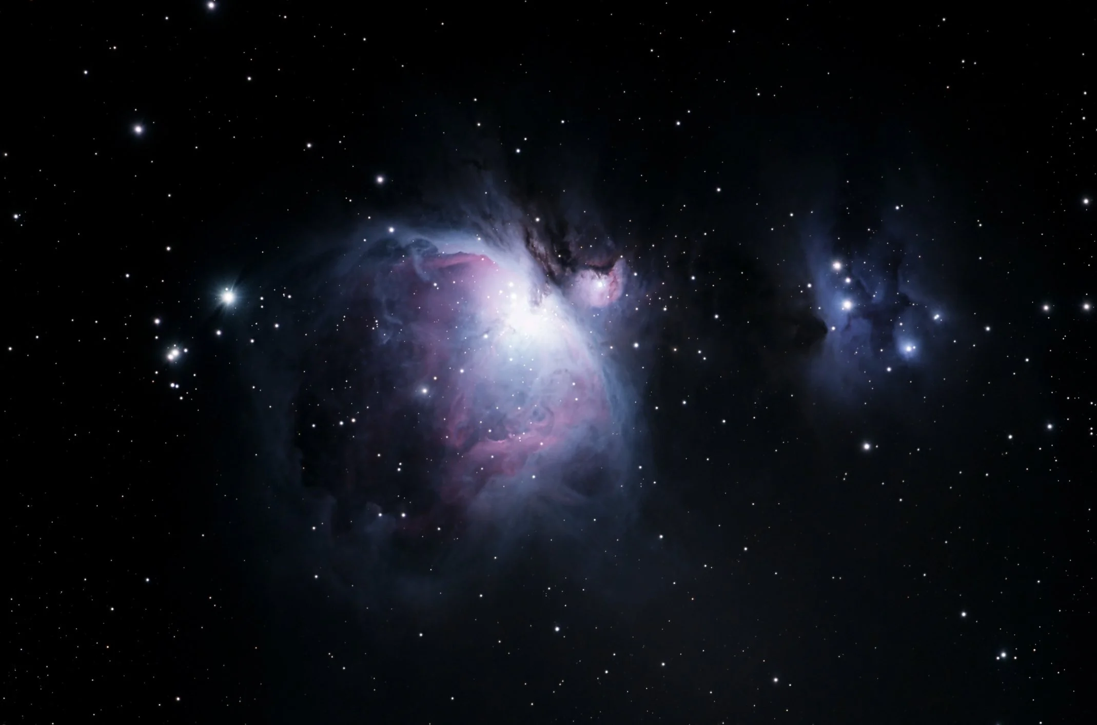 Orion Nebula M 42 and Running Man Nebula NGC 1973
