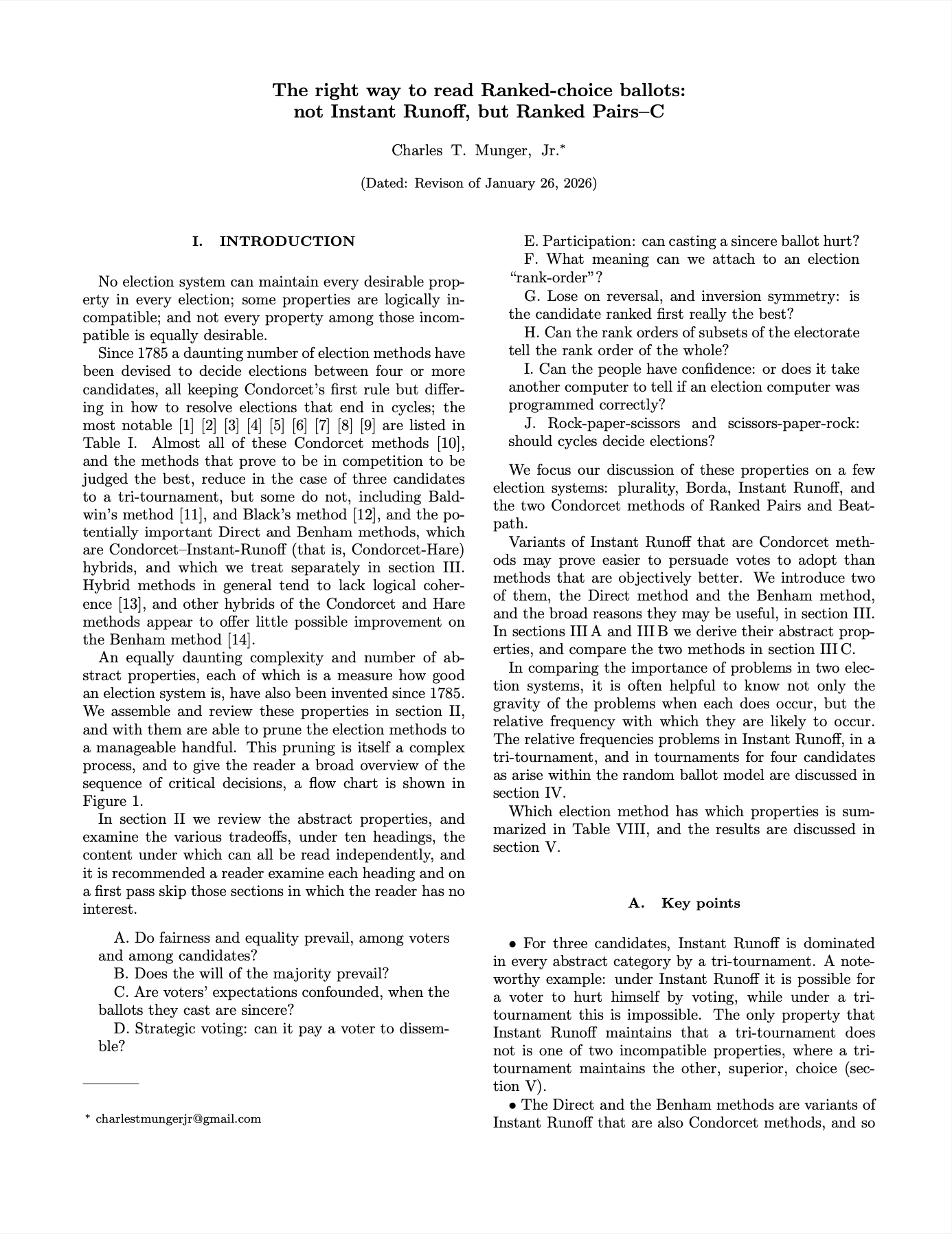 The right way to read Ranked-choice ballots: not Instant Runoff, but Ranked Pairs-C