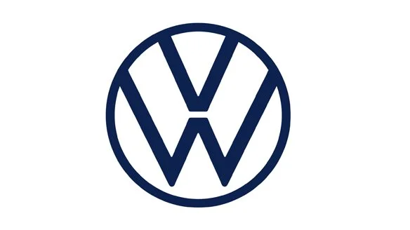Volkswagen logo with blue VW initials inside a circle on a white background.