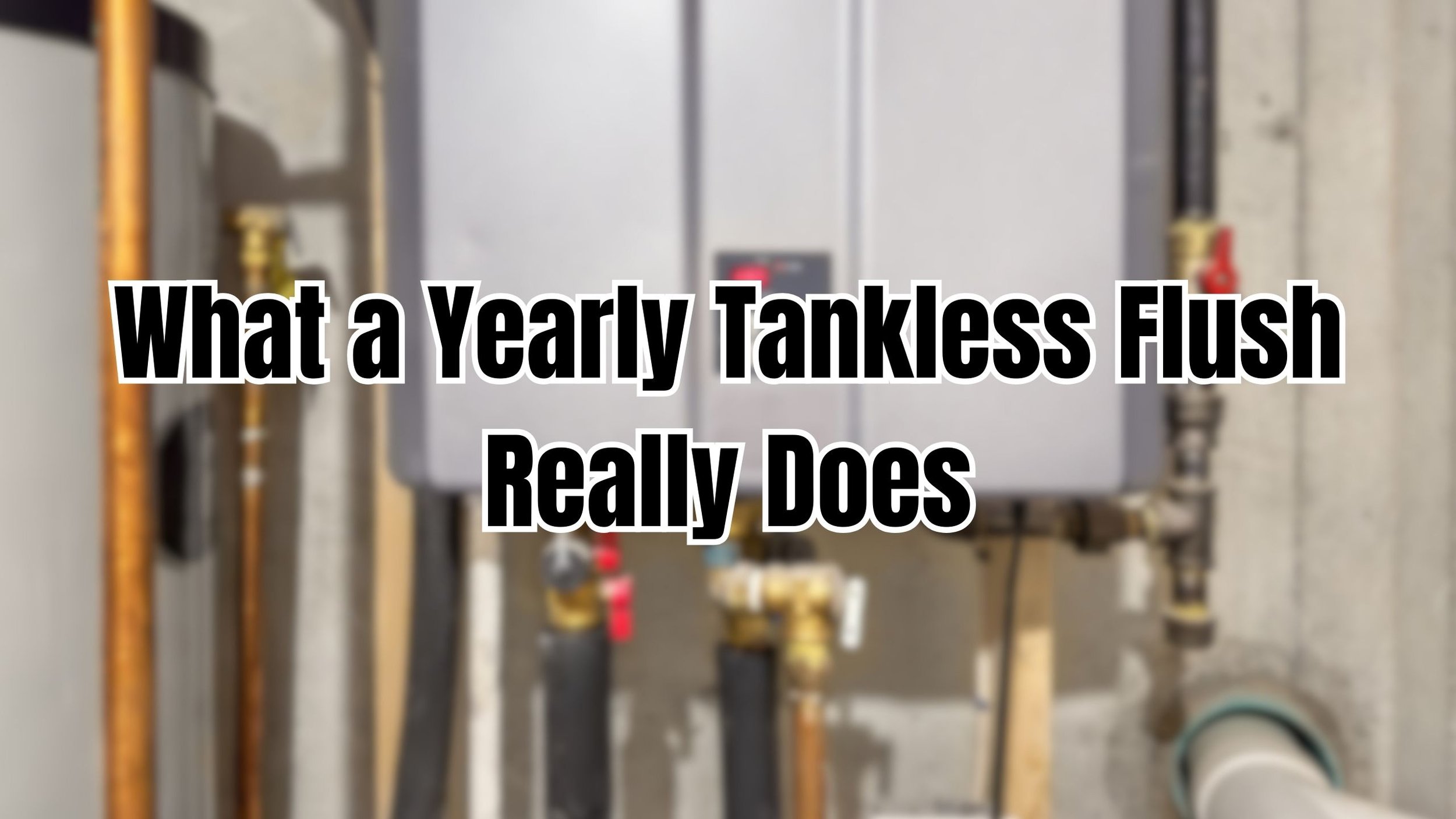 What a Yearly Tankless Flush Actually Does Inside Your System