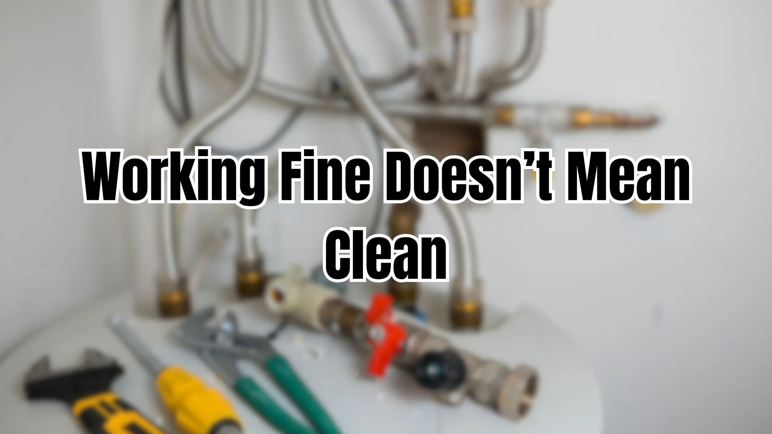 Tankless water heater in a Hendersonville Tennessee home requiring routine maintenance