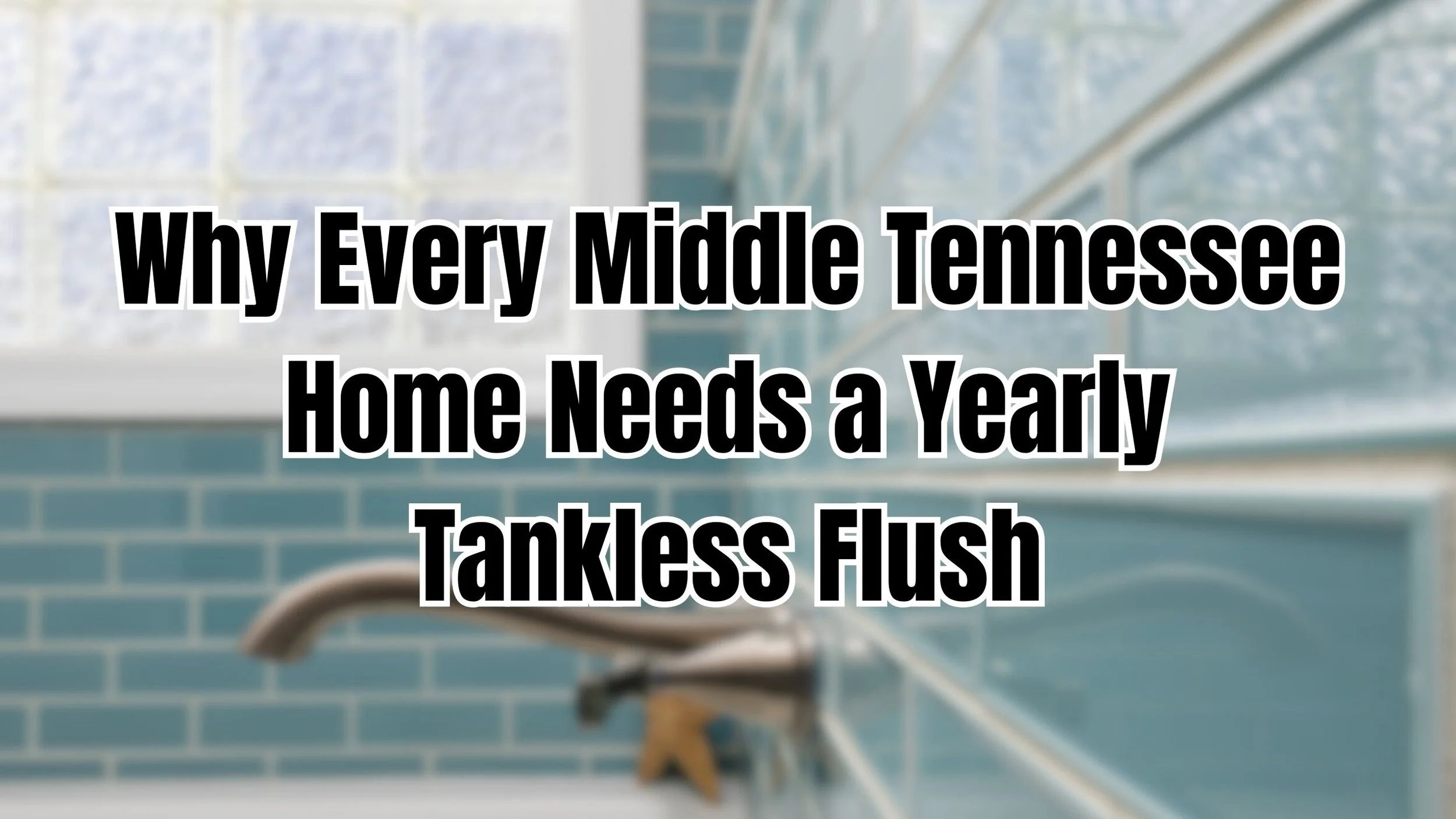A wall-mounted tankless water heater with clean piping represents annual maintenance and flushing services in Middle Tennessee.
