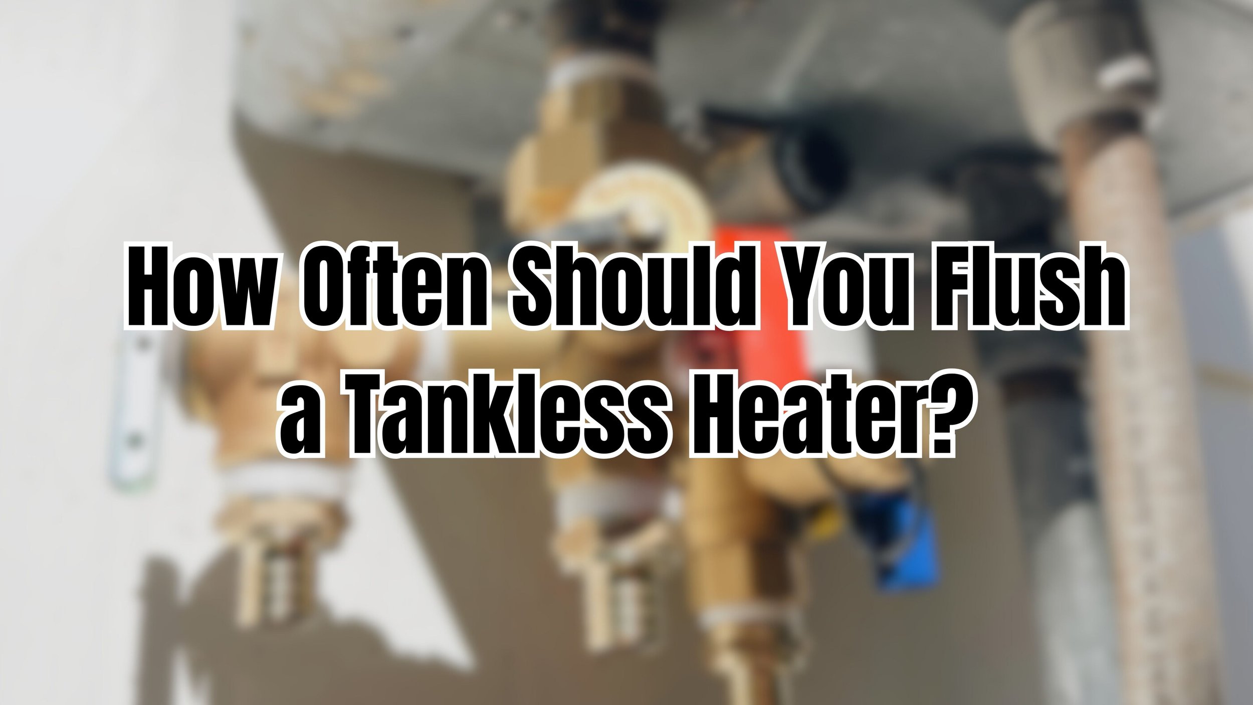 A tankless water heater being serviced in a Middle Tennessee home.