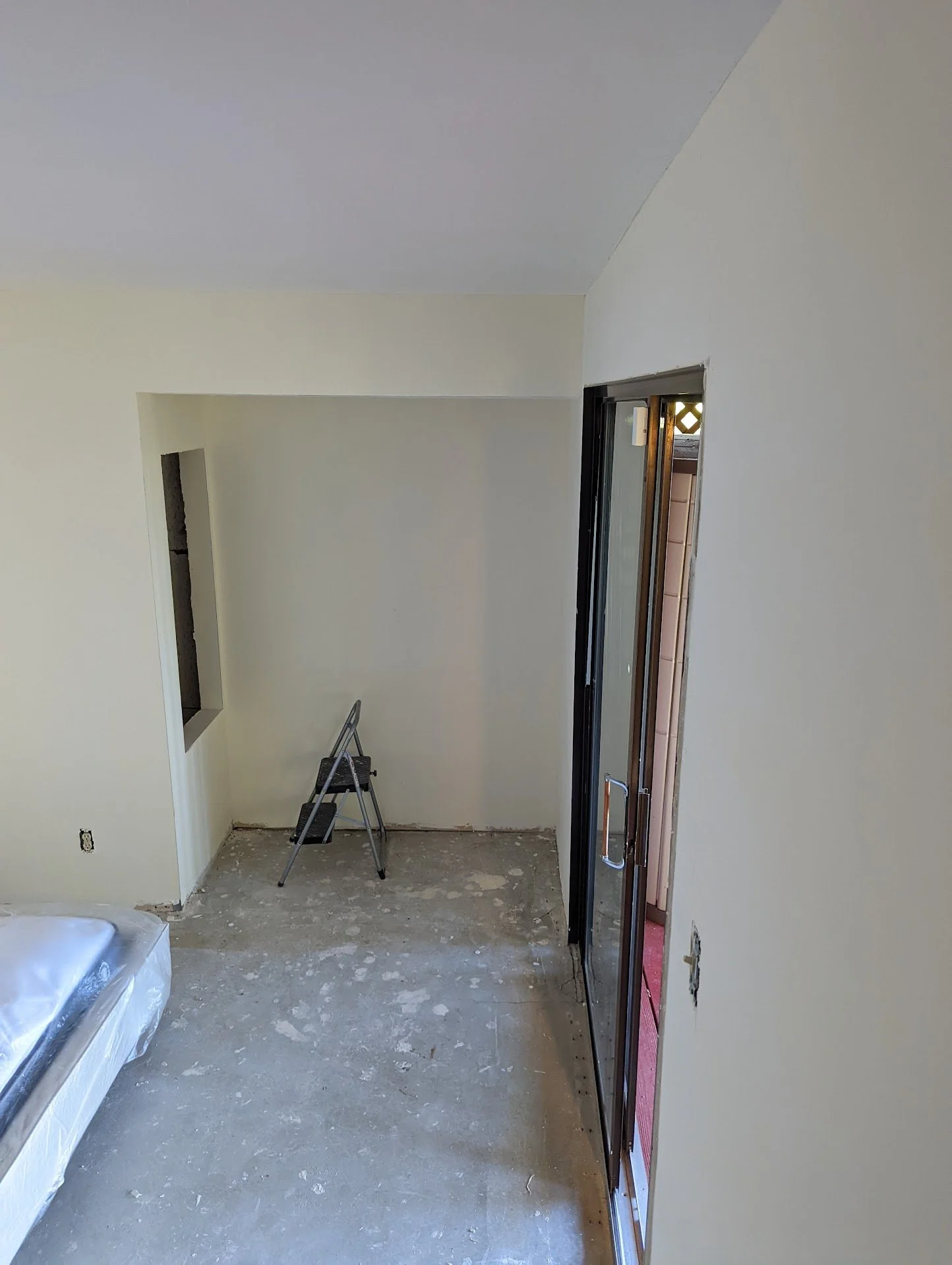 Wall painting (in progress).