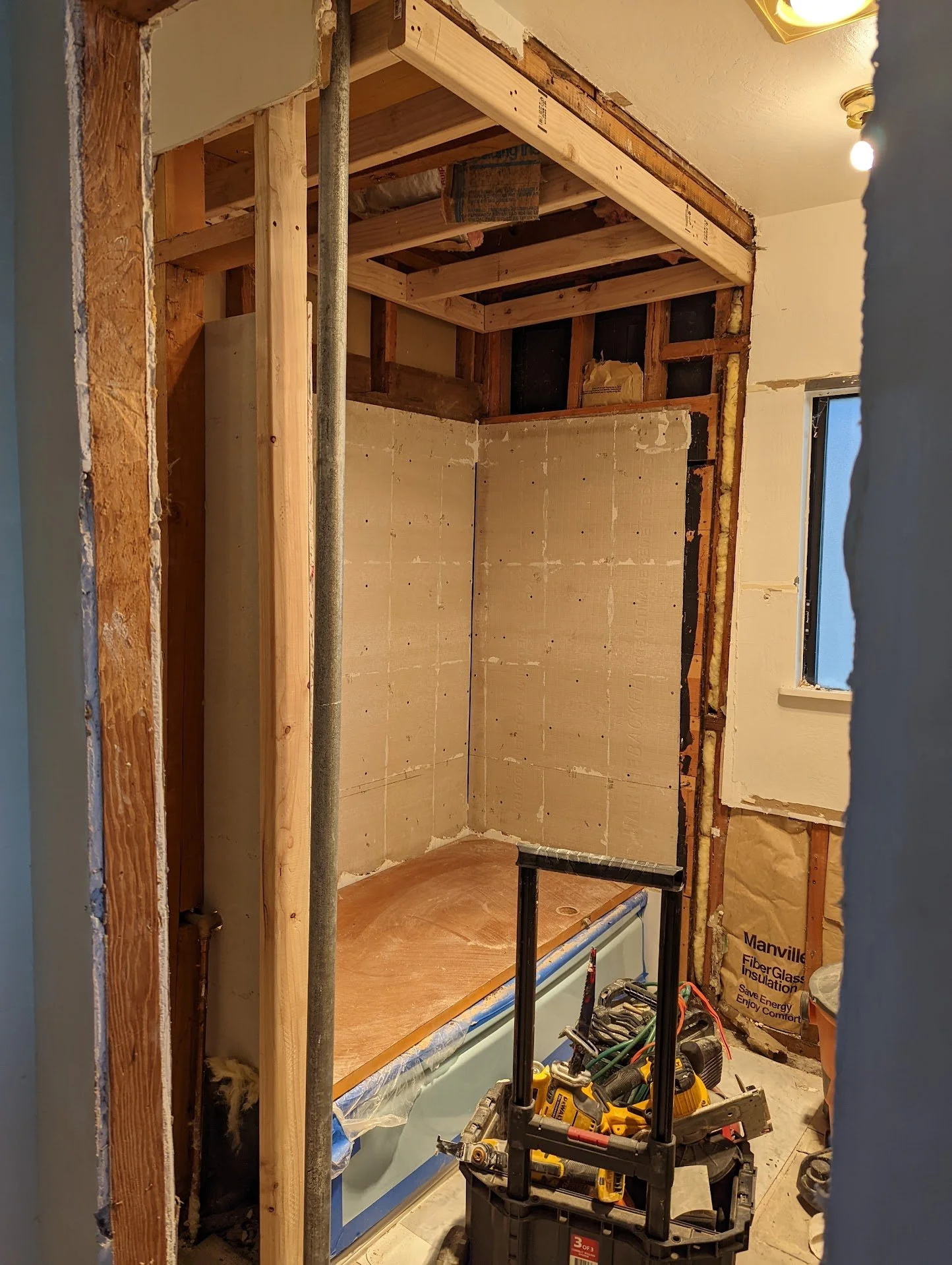 Bathroom remodel (before).