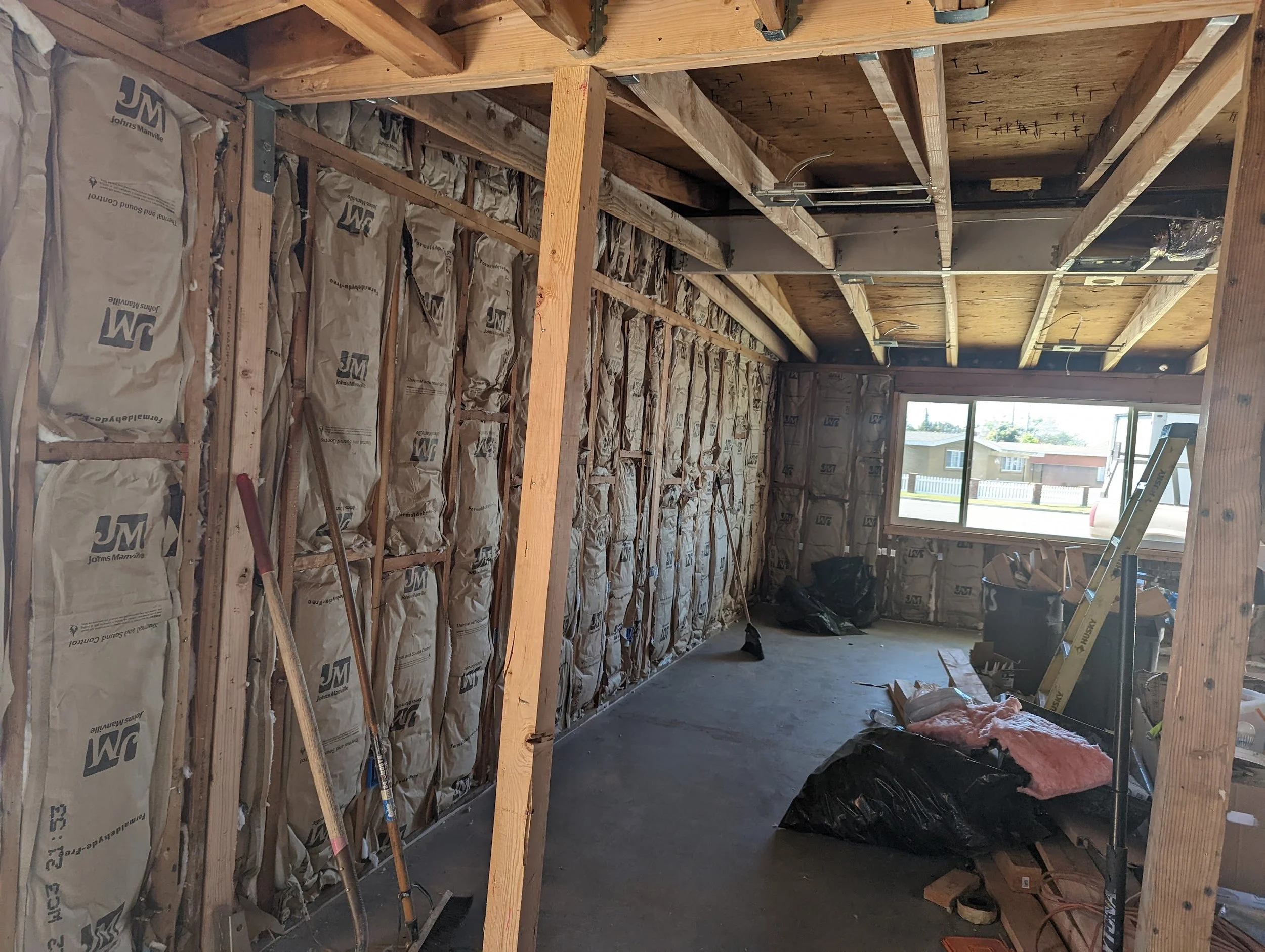 New construction; framing and installation.