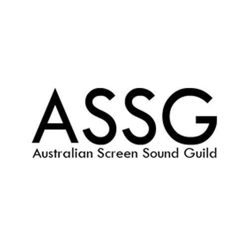 Logo for the Australian Screen Sound Guild with the acronym 'ASSG' and the full name written below.