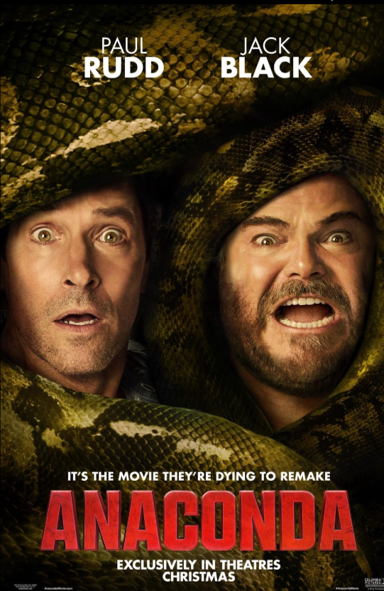 Official theatrical poster for Anaconda, starring Paul Rudd and Jack Black