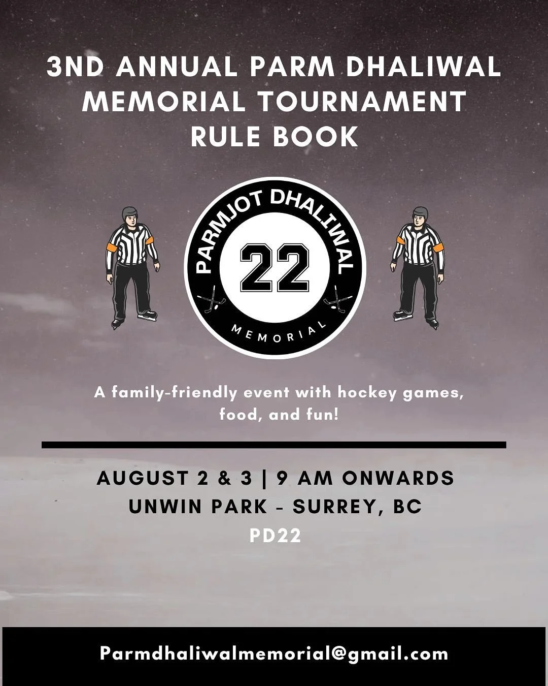 The Rule Book ‼️
&bull;
Check out the official rule book for the Parm Dhaliwal Memorial Tournament to ensure a respectful and competitive experience.
&bull;
Let&rsquo;s honor Parm&rsquo;s legacy with our best games and sportsmanship!
&bull;
#parmdhal