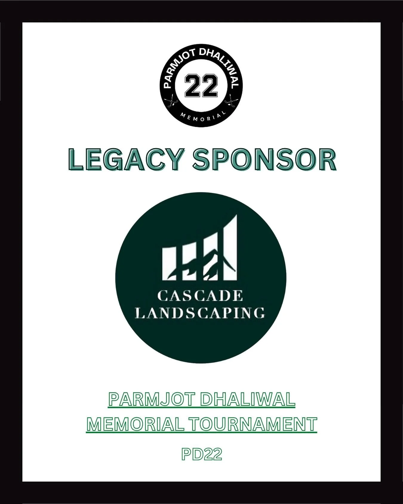 CASCADE LANDSCAPING 🤍🕊️
&bull;
#parmdhaliwalmemorial #pd22