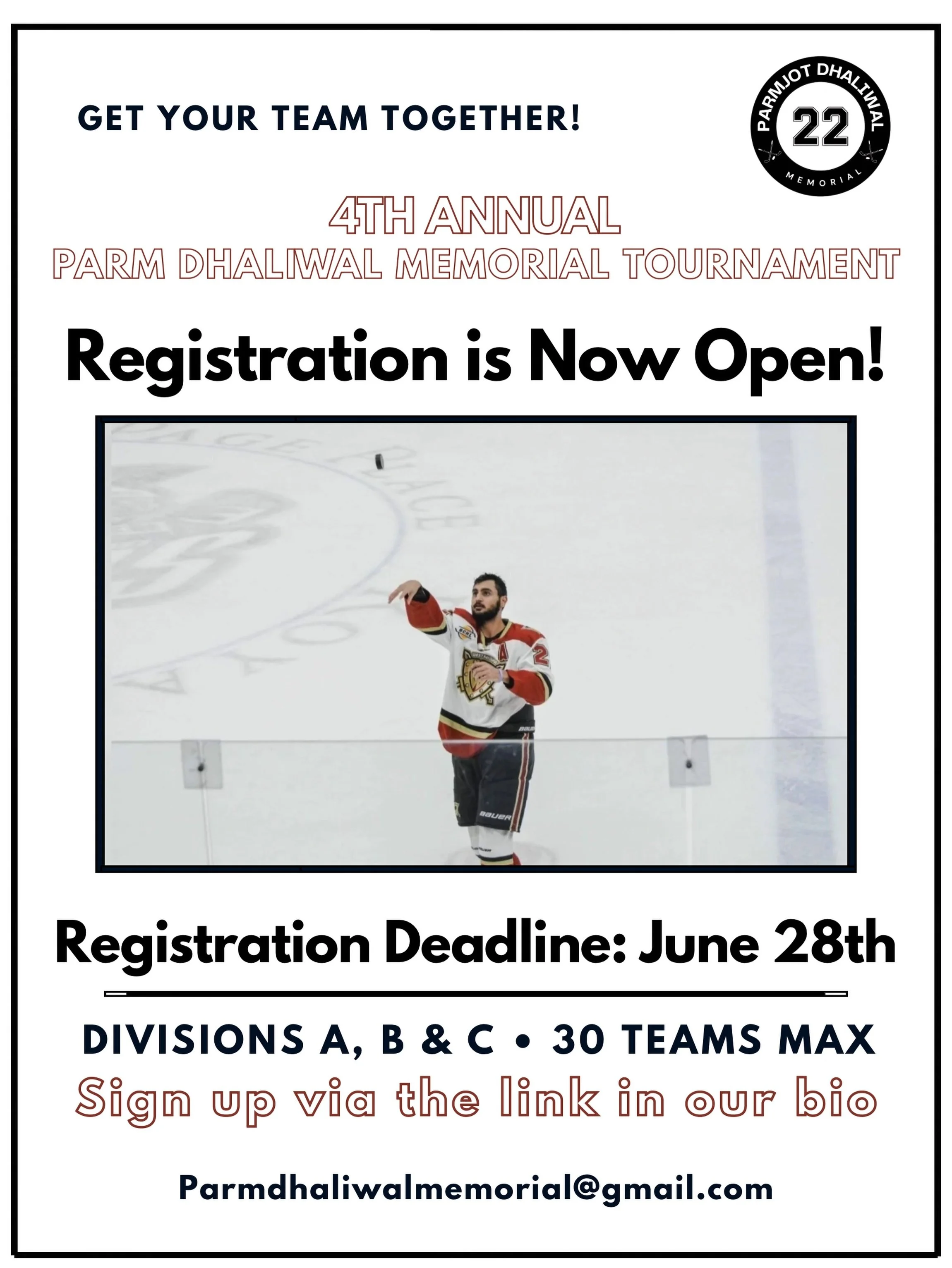 REGISTRATION IS NOW OPEN - LINK IN BIO 🔥
&bull;
Registration is now open for our 4th annual tournament - August 1st &amp; 2nd at Unwin Park in Surrey, BC!
&bull;
Get your team together and get registered. The registration link can be found in our bi
