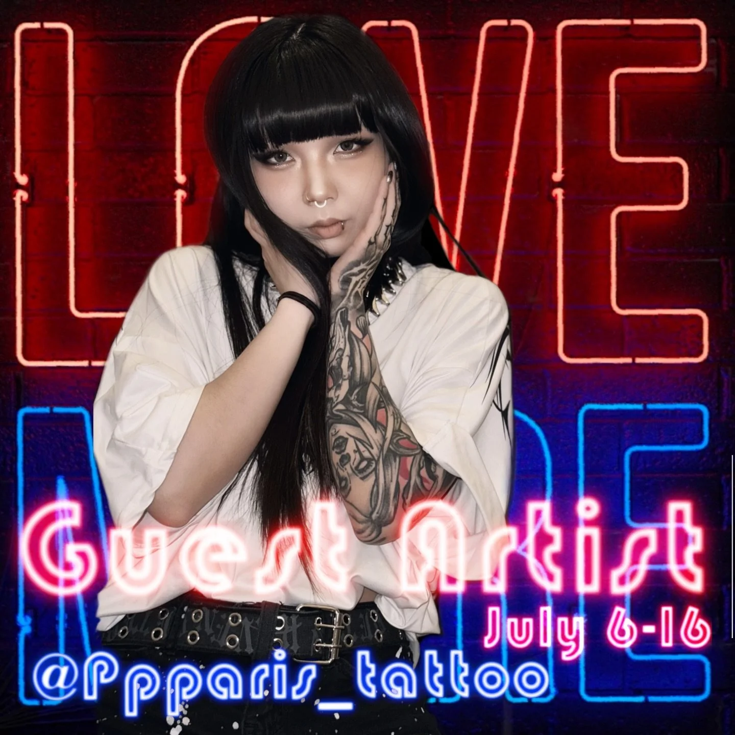 Love to welcome new guest artist @ppparis_tattoo from Montreal! 🚨
For inquiries please message her directly or email lovemorevancouver@gmail.com 💌
&bull; Hey everyone! My name is Paris, and I&rsquo;m 
super excited to be guest spotting here @lovemo