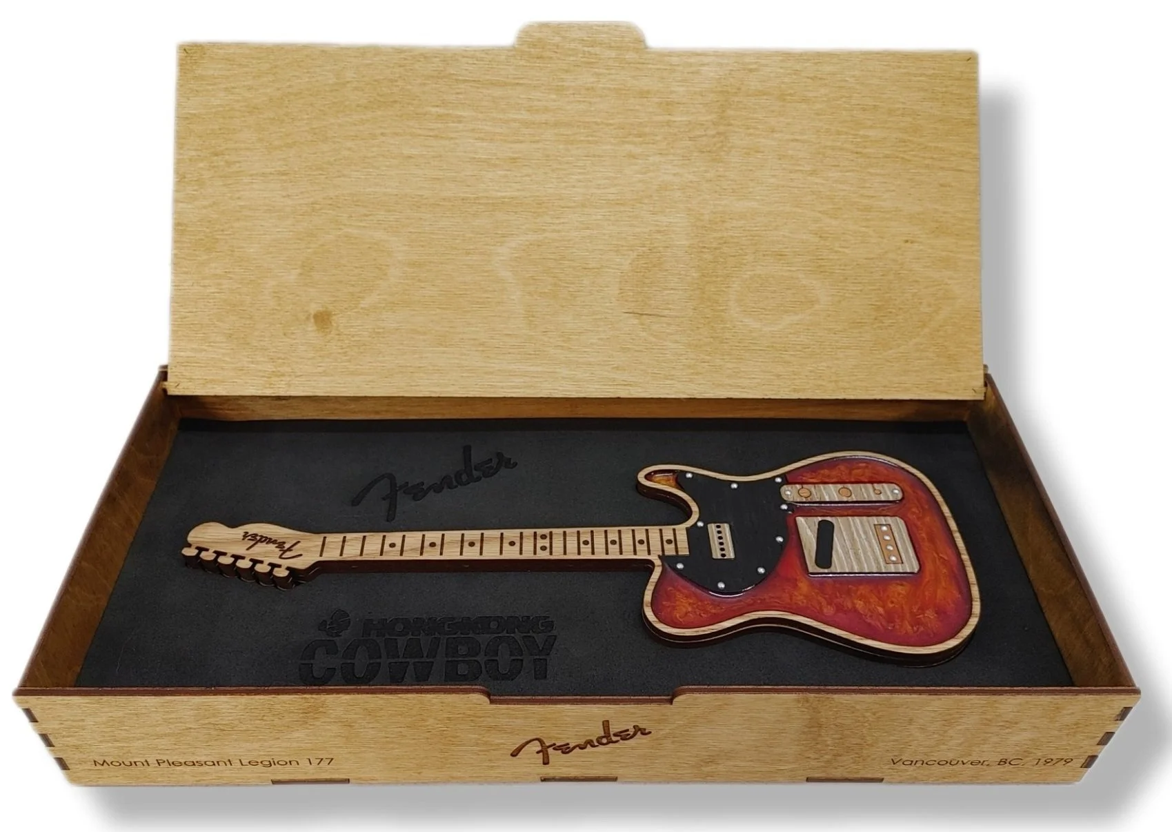 Custom Art - Wood and Resin Guitar