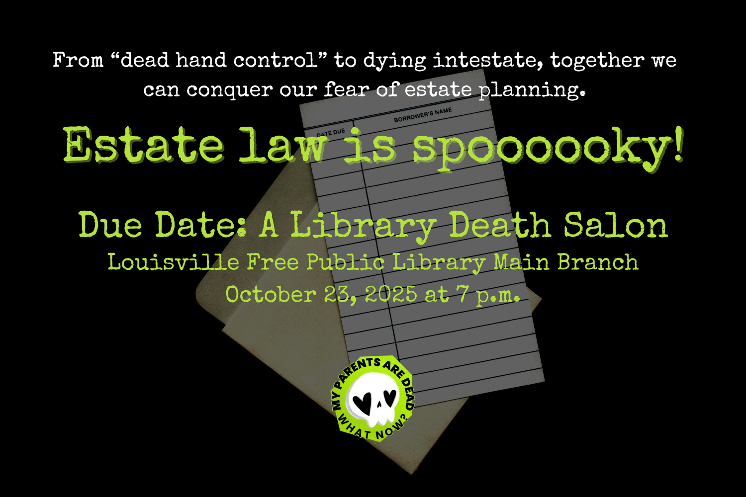 Due Date: A Library Death Salon
