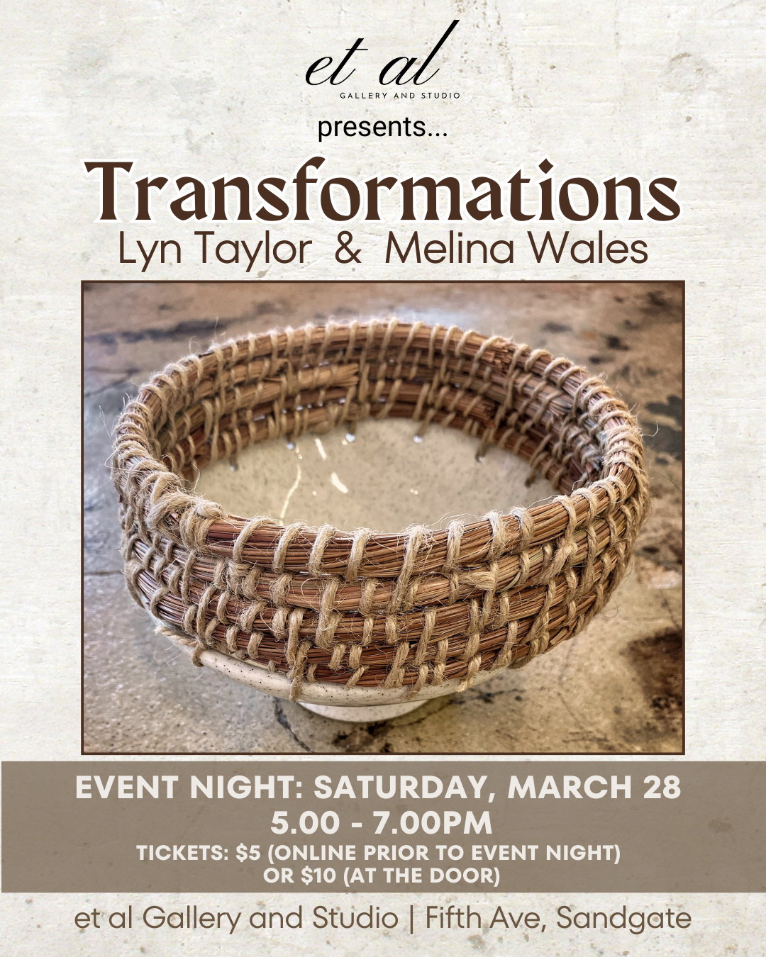 Transformations Exhibition Event - Lyn Taylor and Melina Wales