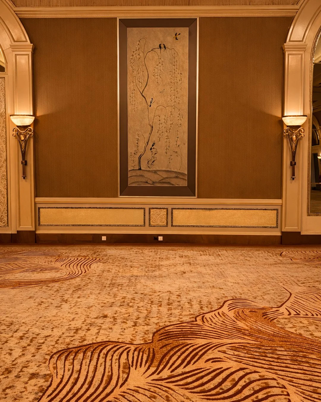 Axminster Carpet Installation for Shangri-La Ballroom Jakarta | Nobel Carpets