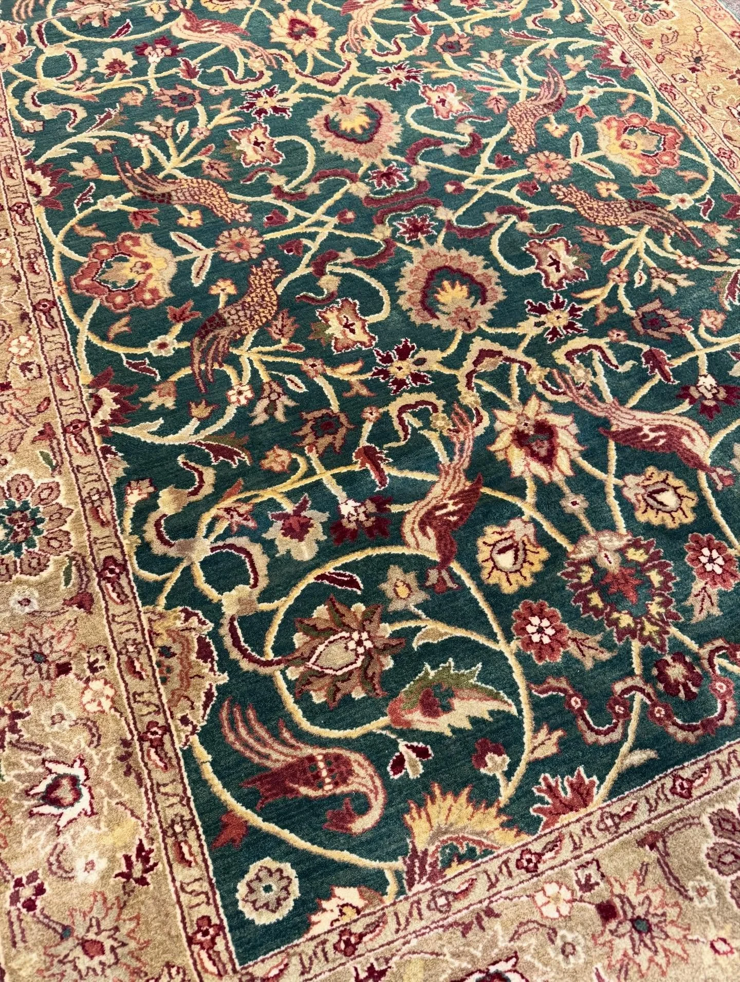 You&rsquo;re in luck!🍀 This one-of-a-kind, finely hand-knotted rug is available just in time for St. Patrick&rsquo;s Day!

#designerrug #finerugs #oneofakind #interiordesign