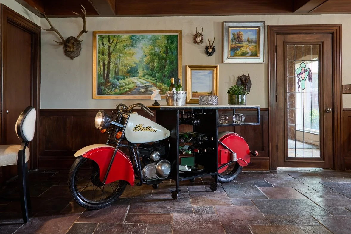Motor Cycle Bar, unique bar, Indian motorcycle,