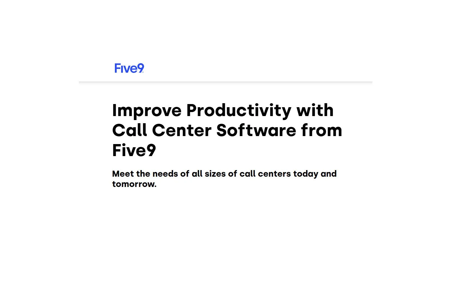 Case Study - Five9 Call Center Integration for Loan Origination Platform