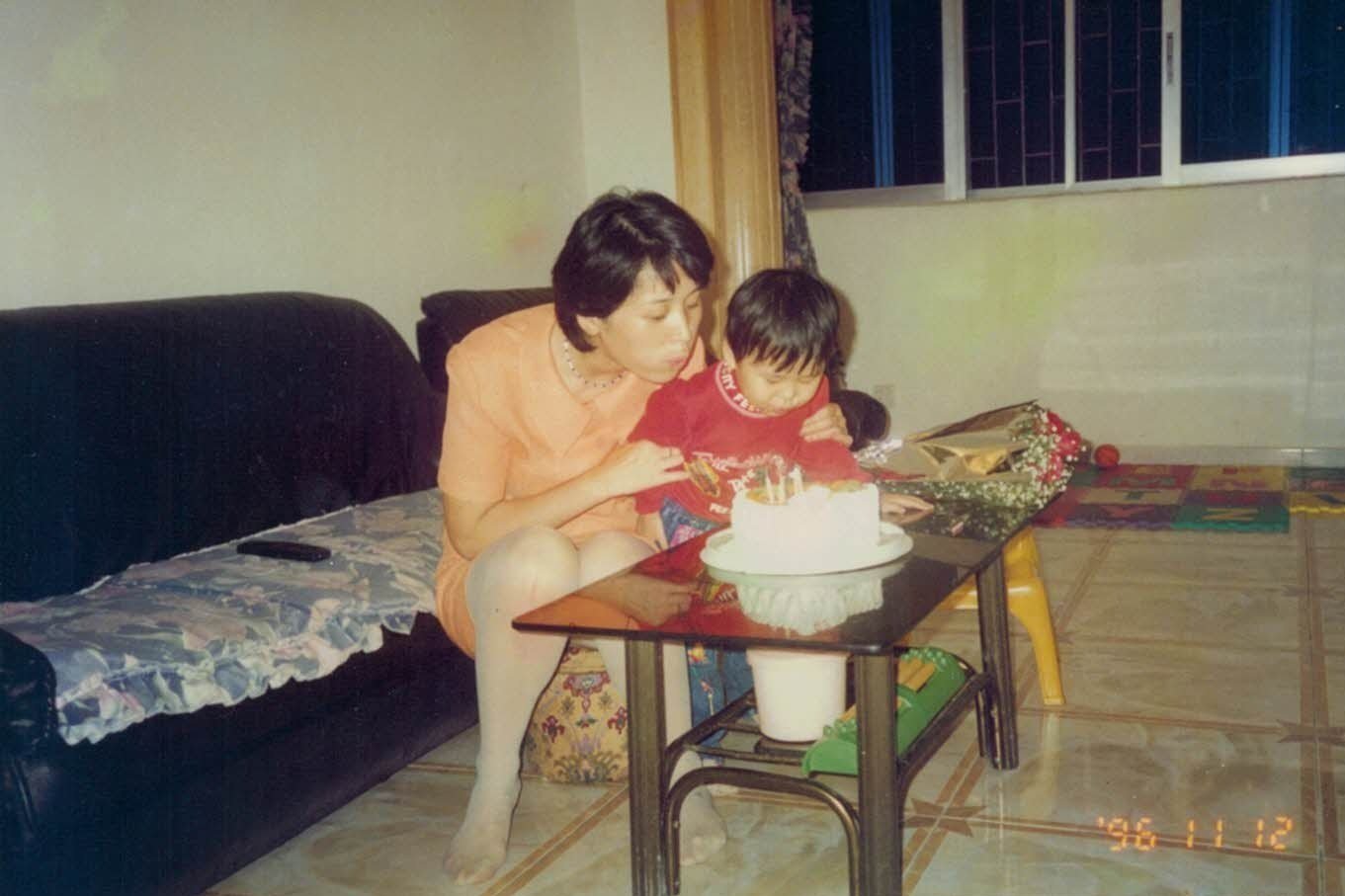 Jennie's 3rd Birthday, Shenzhen, China, 1996