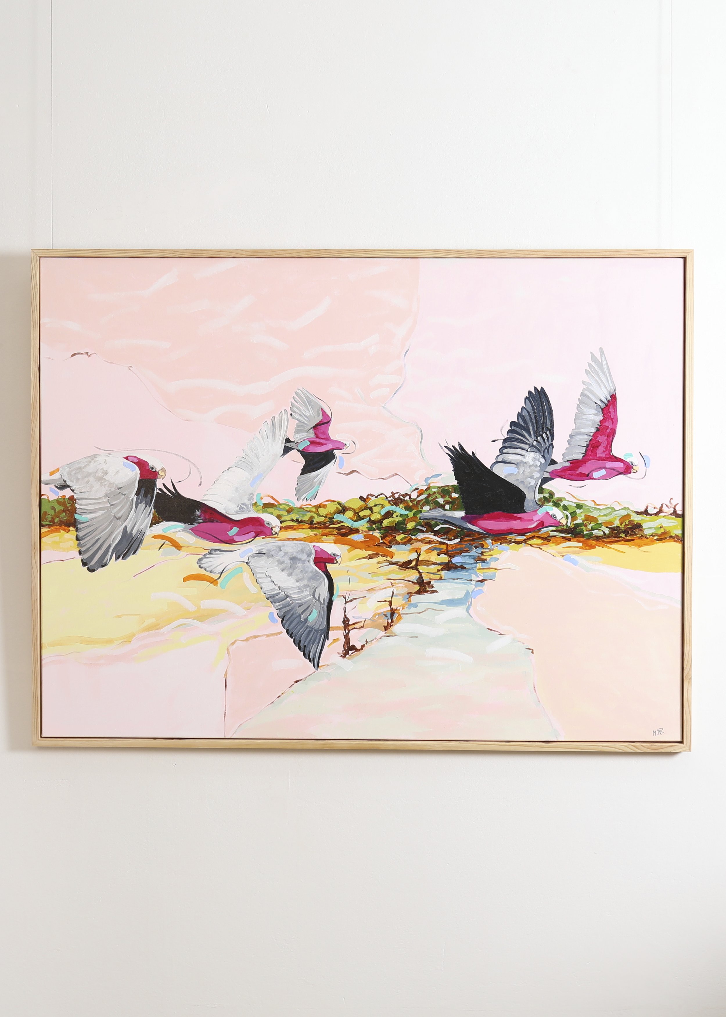 Marie Therese Riordan - Galahs on the Wing