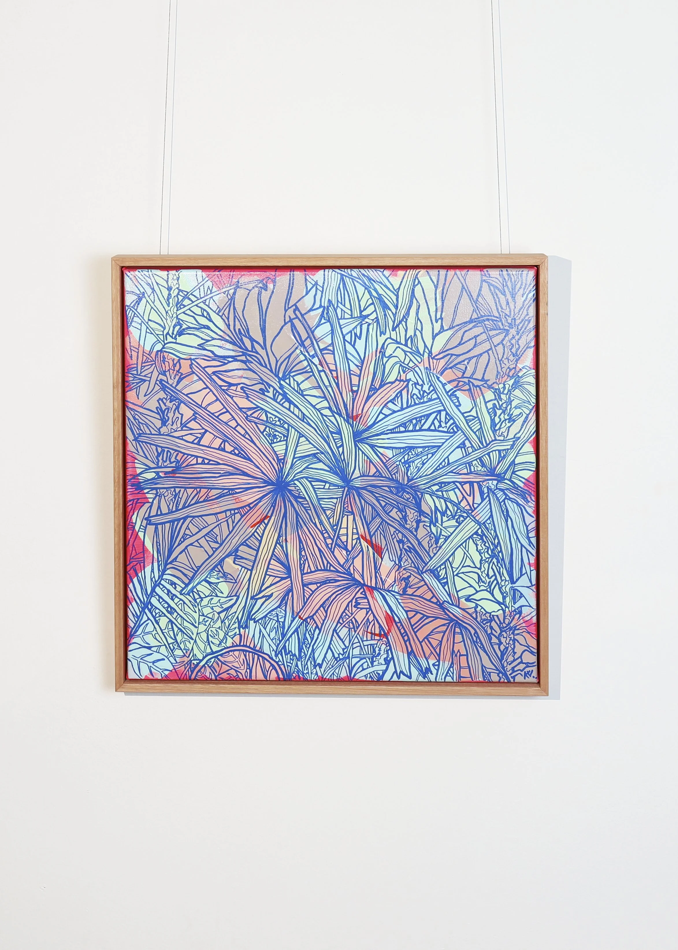 Kate Valentine - Bright Paradise Lady palms with to plants