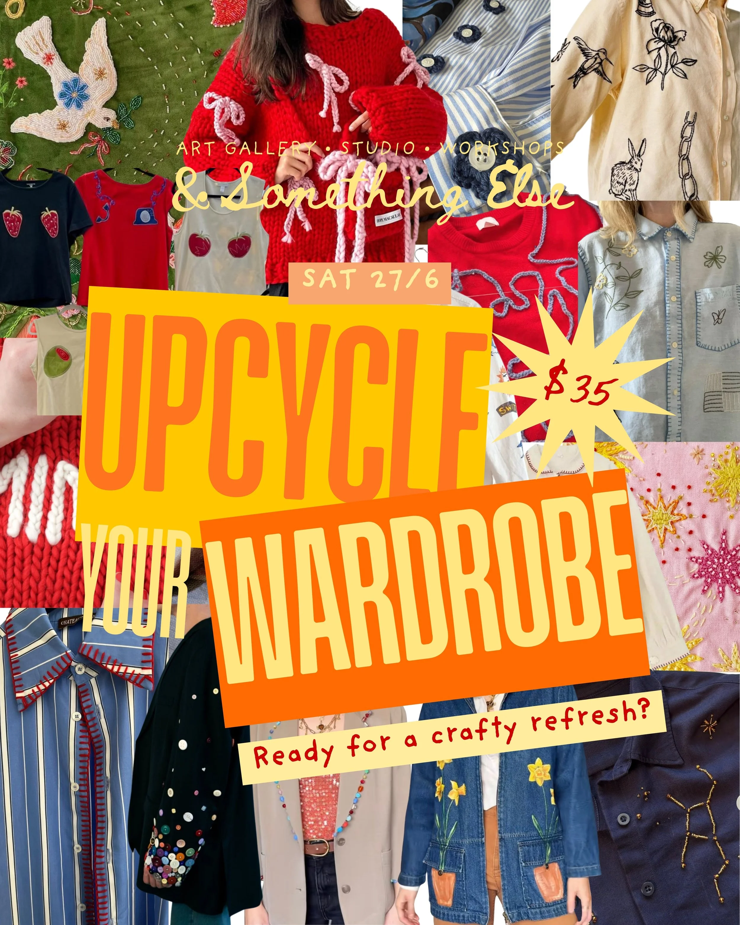 Upcycle Your Wardrobe - 27th June 10am-12pm