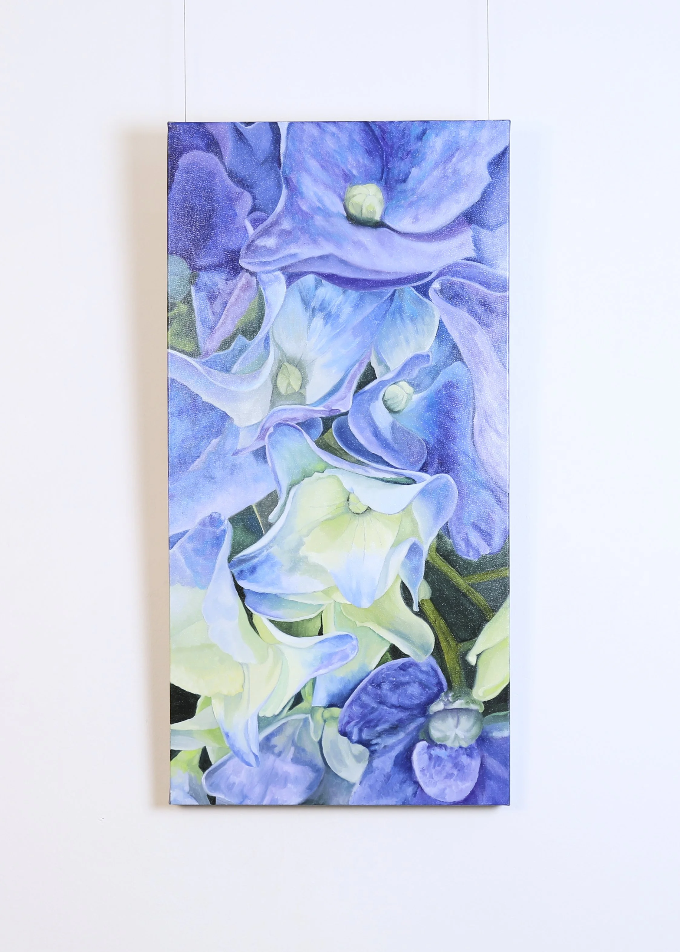 Inge M Frank - Blue Hydrangeas