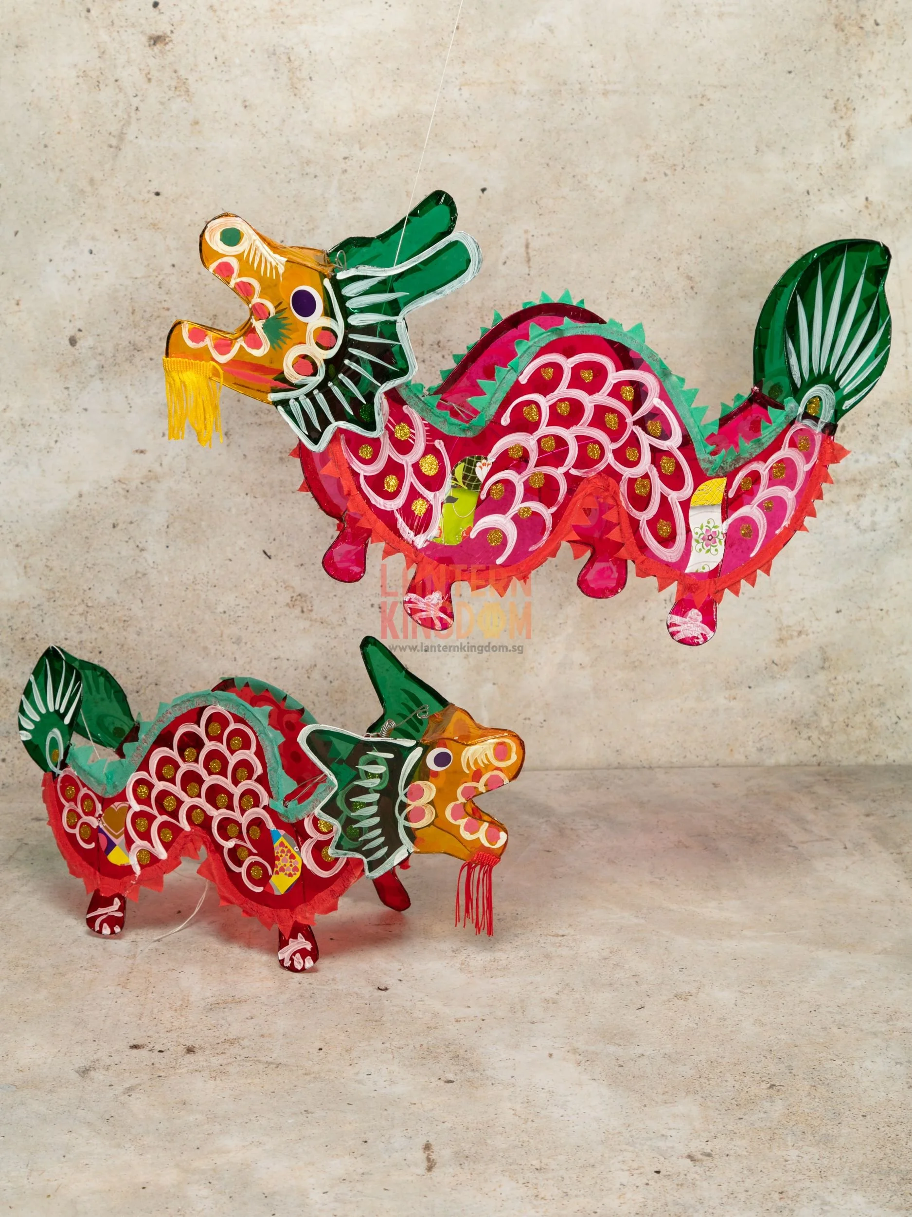 Dragon Cellophane Lantern