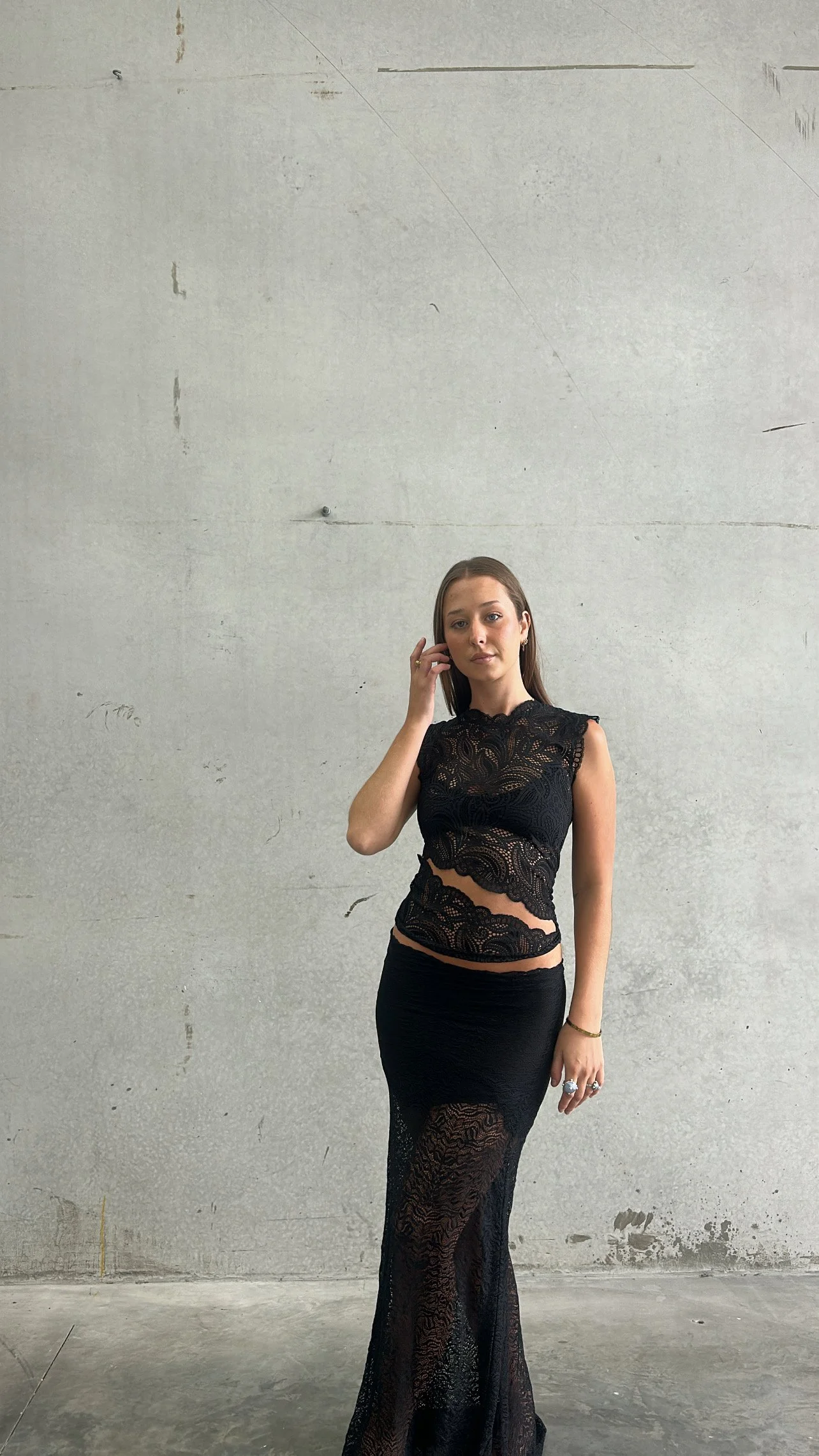 Lace Set in Black