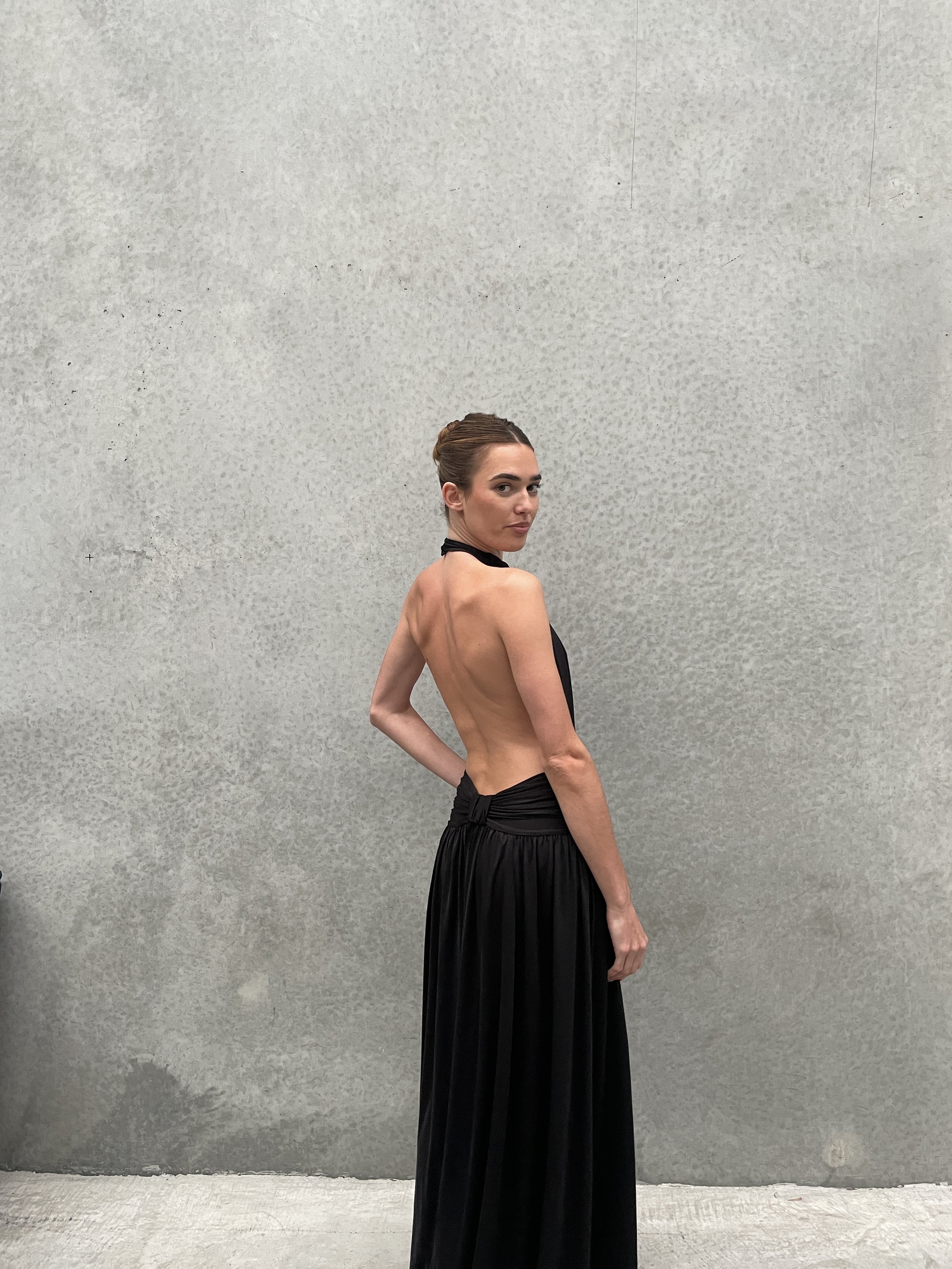 Santina Maxi in Black