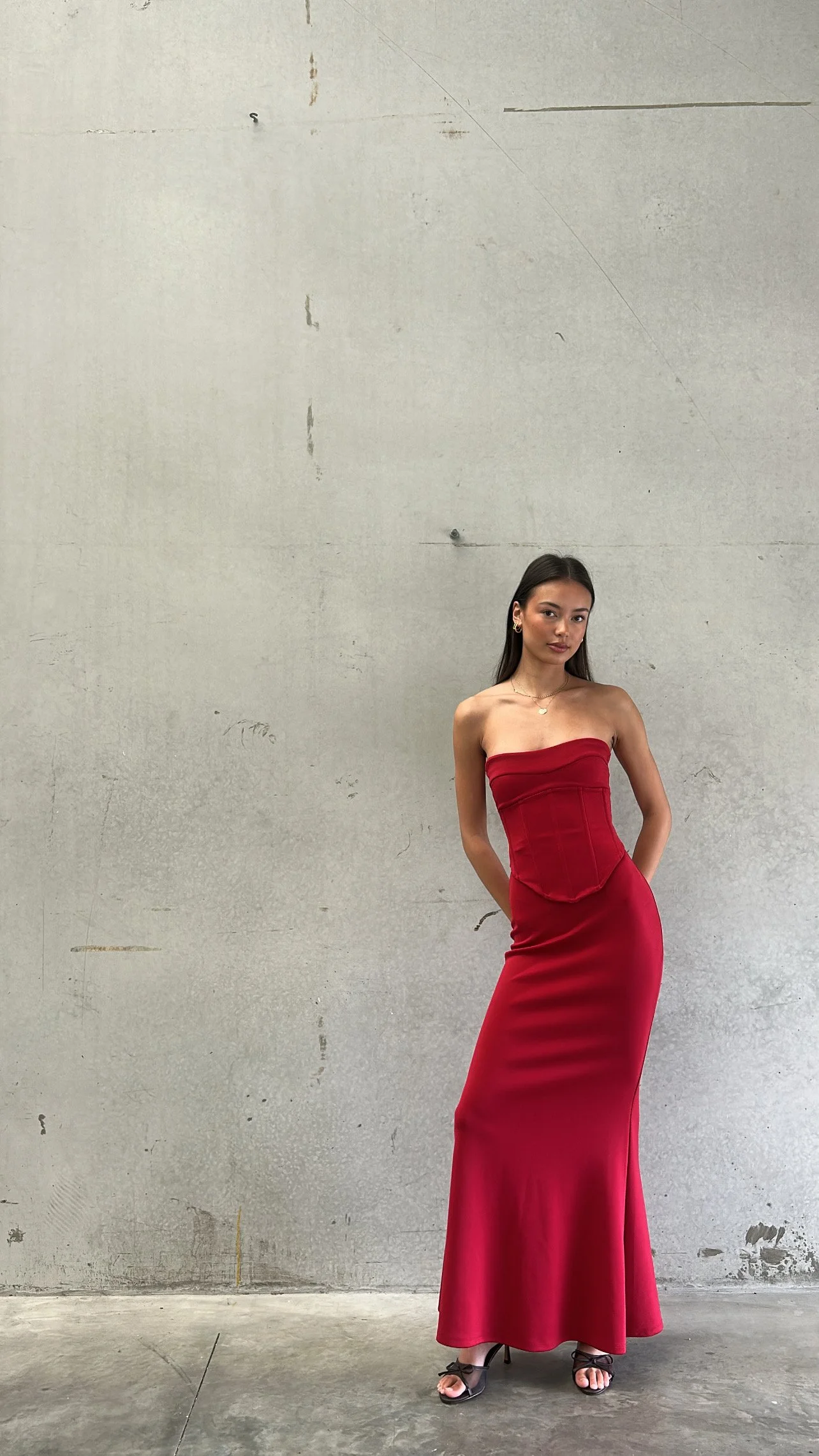 Louie Gown in Red
