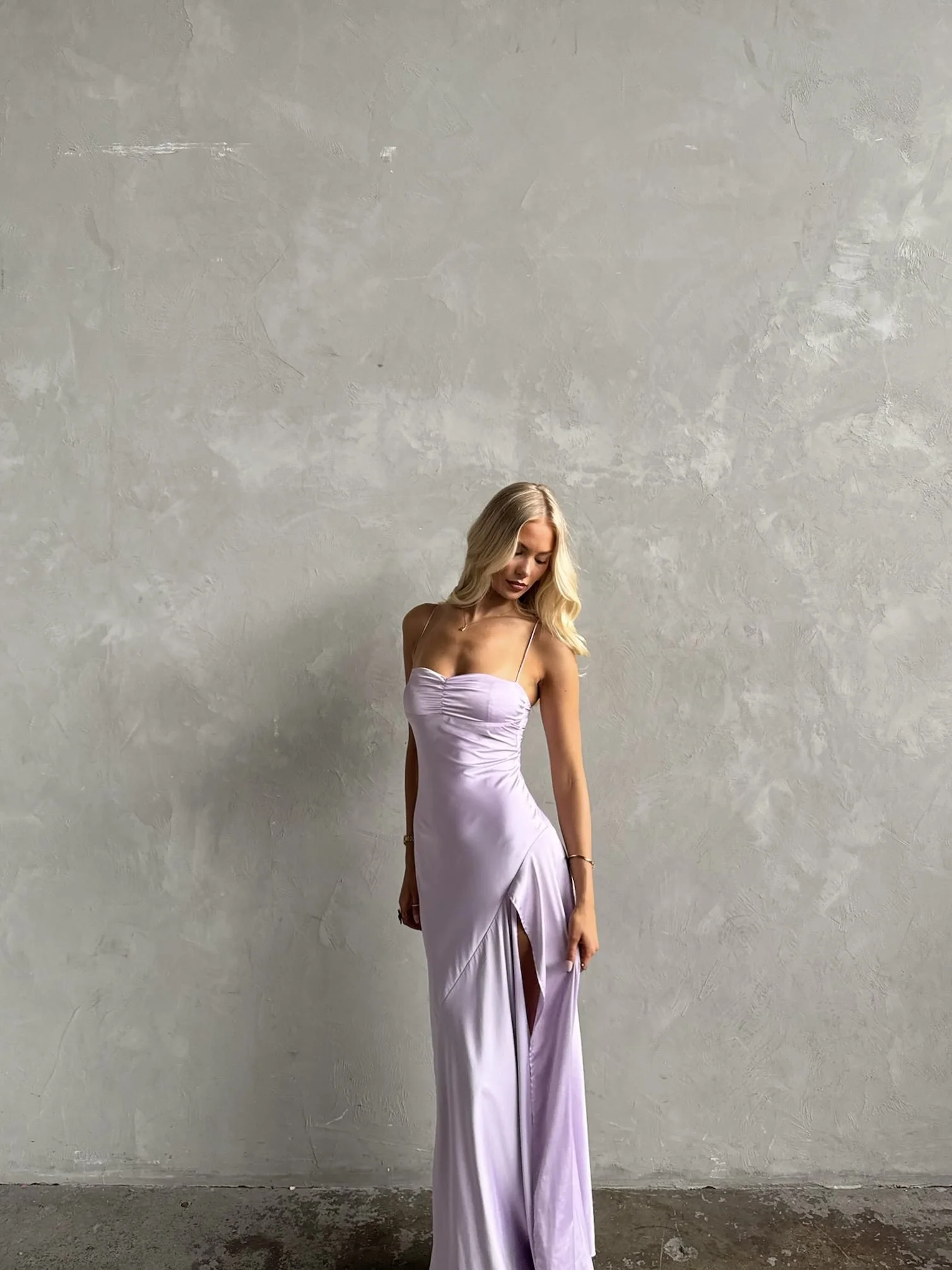 Gaia Gown in Lilac