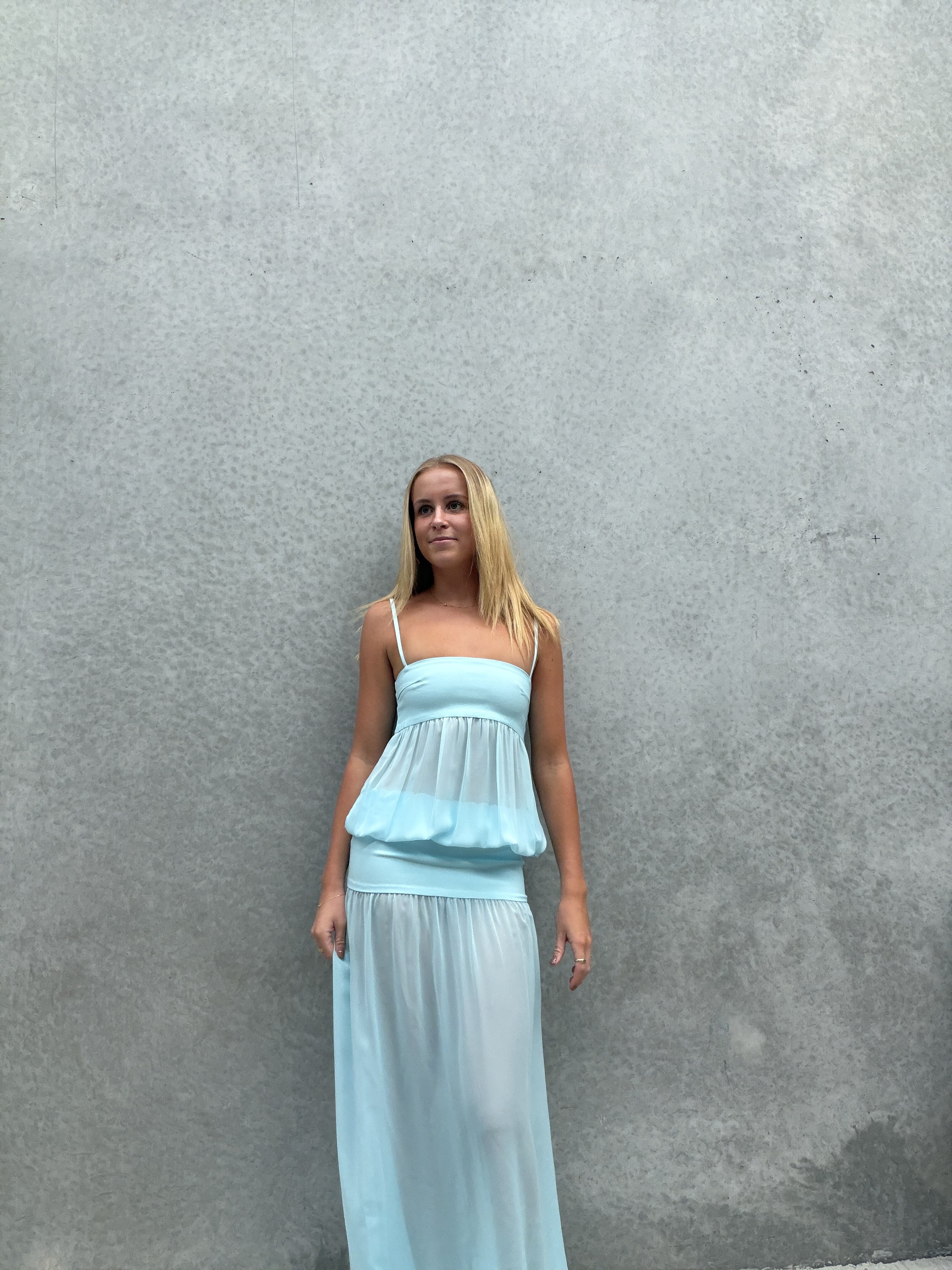 Romeo Gown in Aqua