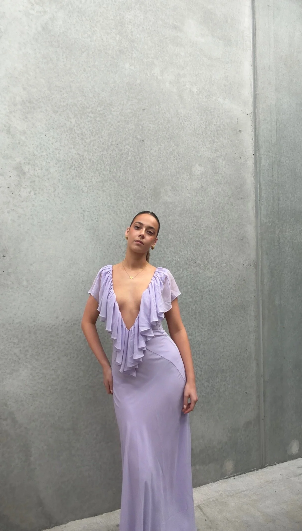 Clover Gown in Lavender