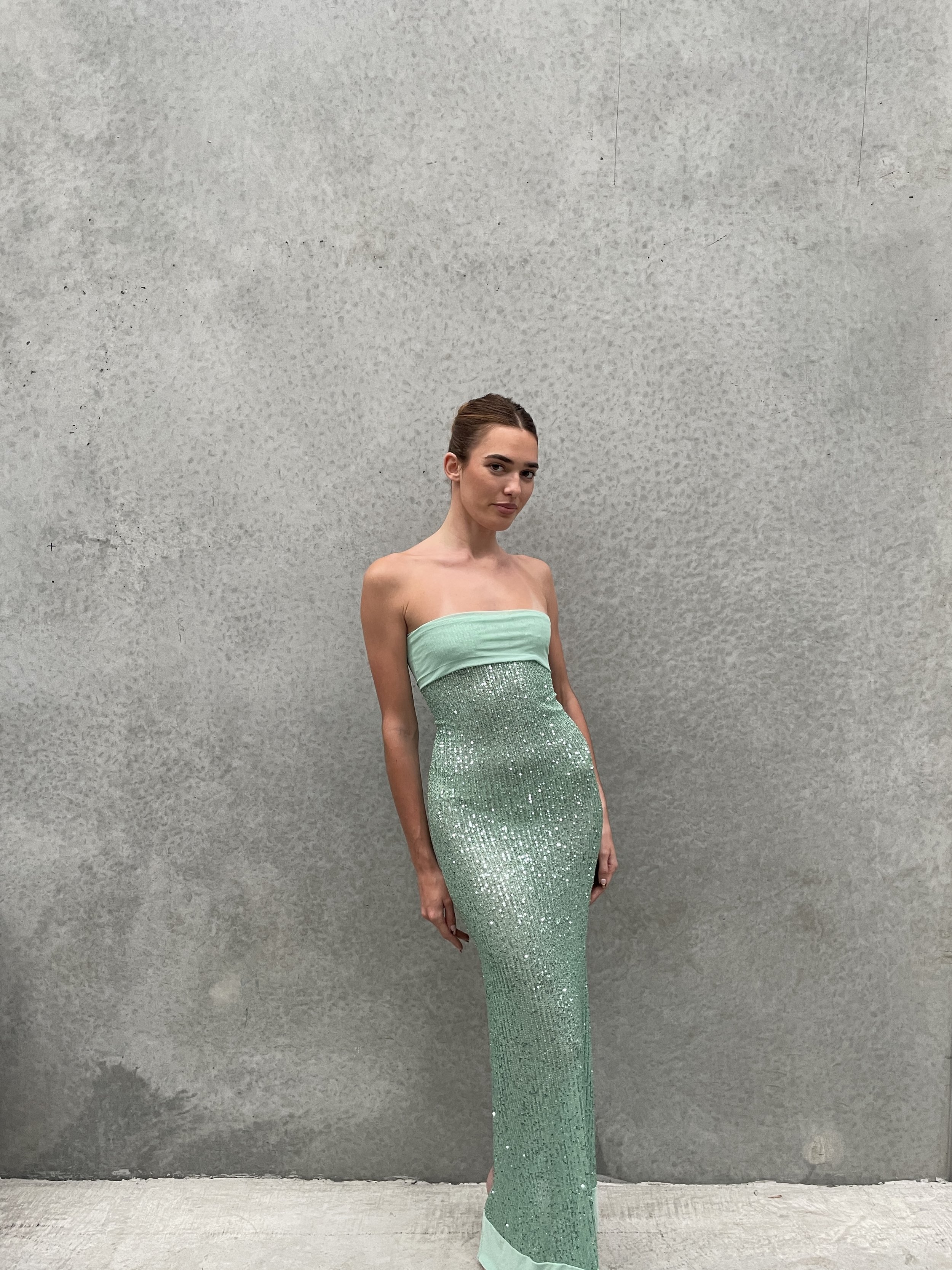 Fait Pat Fourch Elizabeth Maxi in Malachite