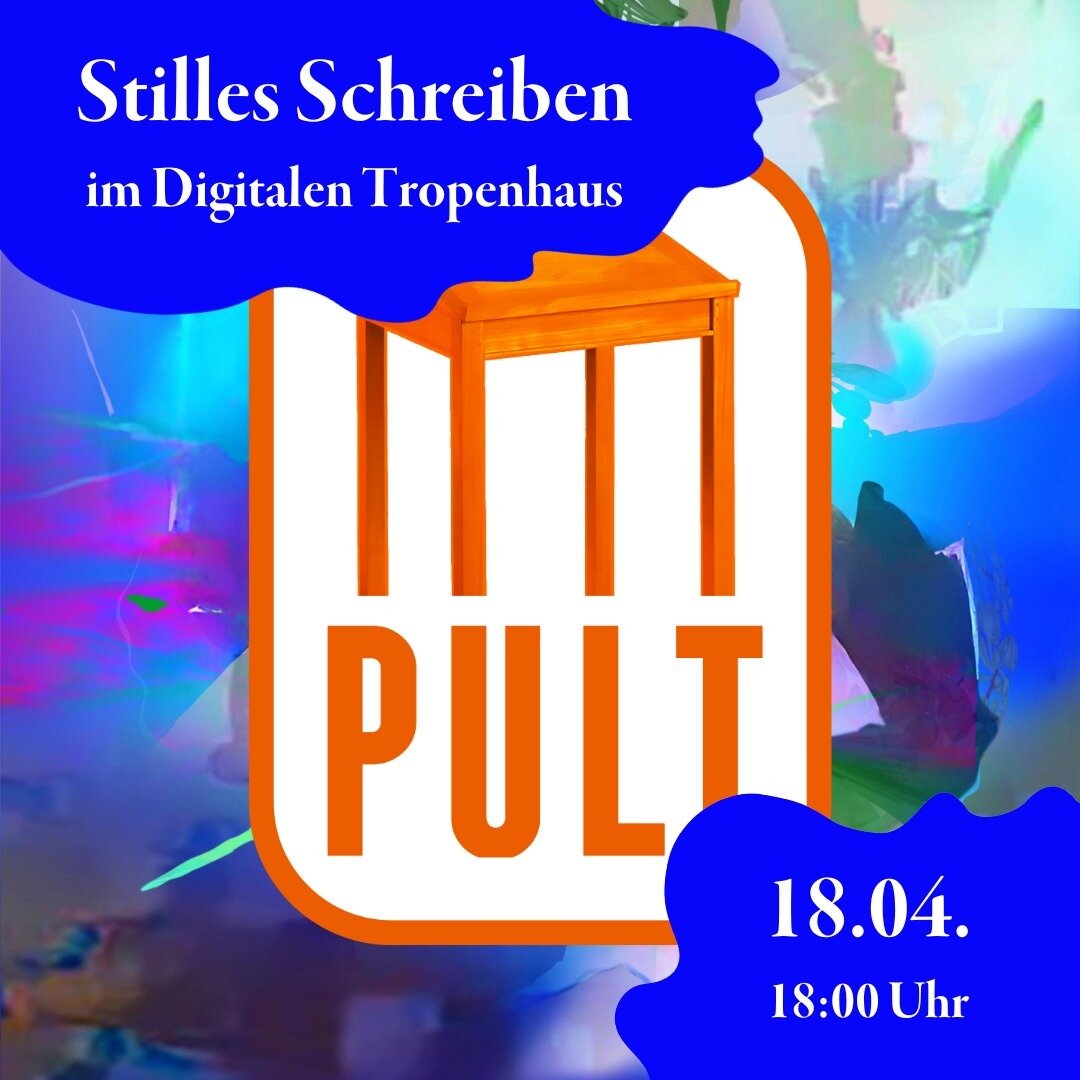 Schreiben ist eine einsame Angelegenheit &ndash; meistens jedenfalls. Nicht so in der erfolgreichen Veranstaltungsreihe Stilles Schreiben, die wir nun auch ins Digitale Tropenhaus einf&uuml;hren: Hier arbeiten alle gemeinsam f&uuml;r sich &ndash; fei