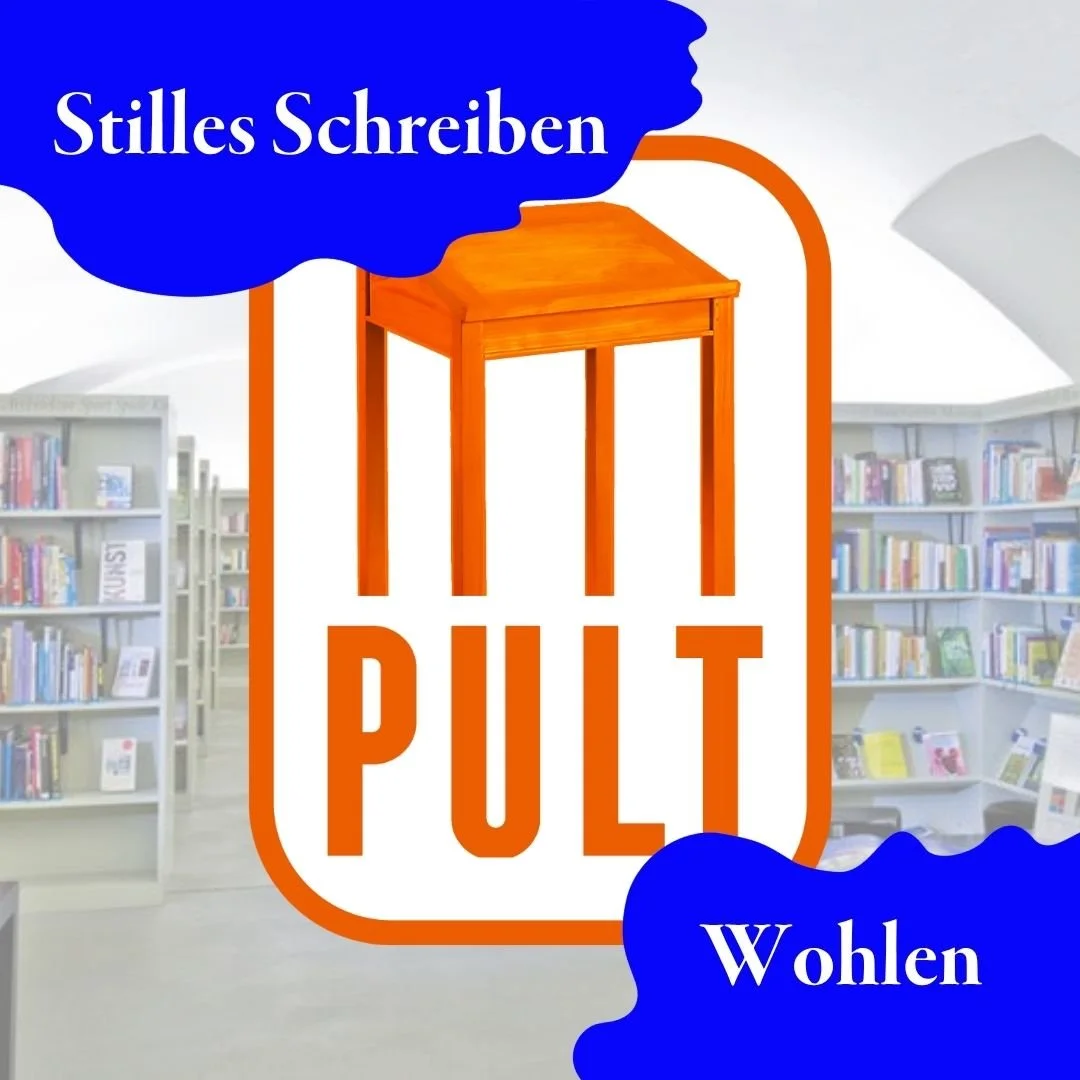 Pult: Stilles Schreiben in der Gemeindebibliothek Wohlen