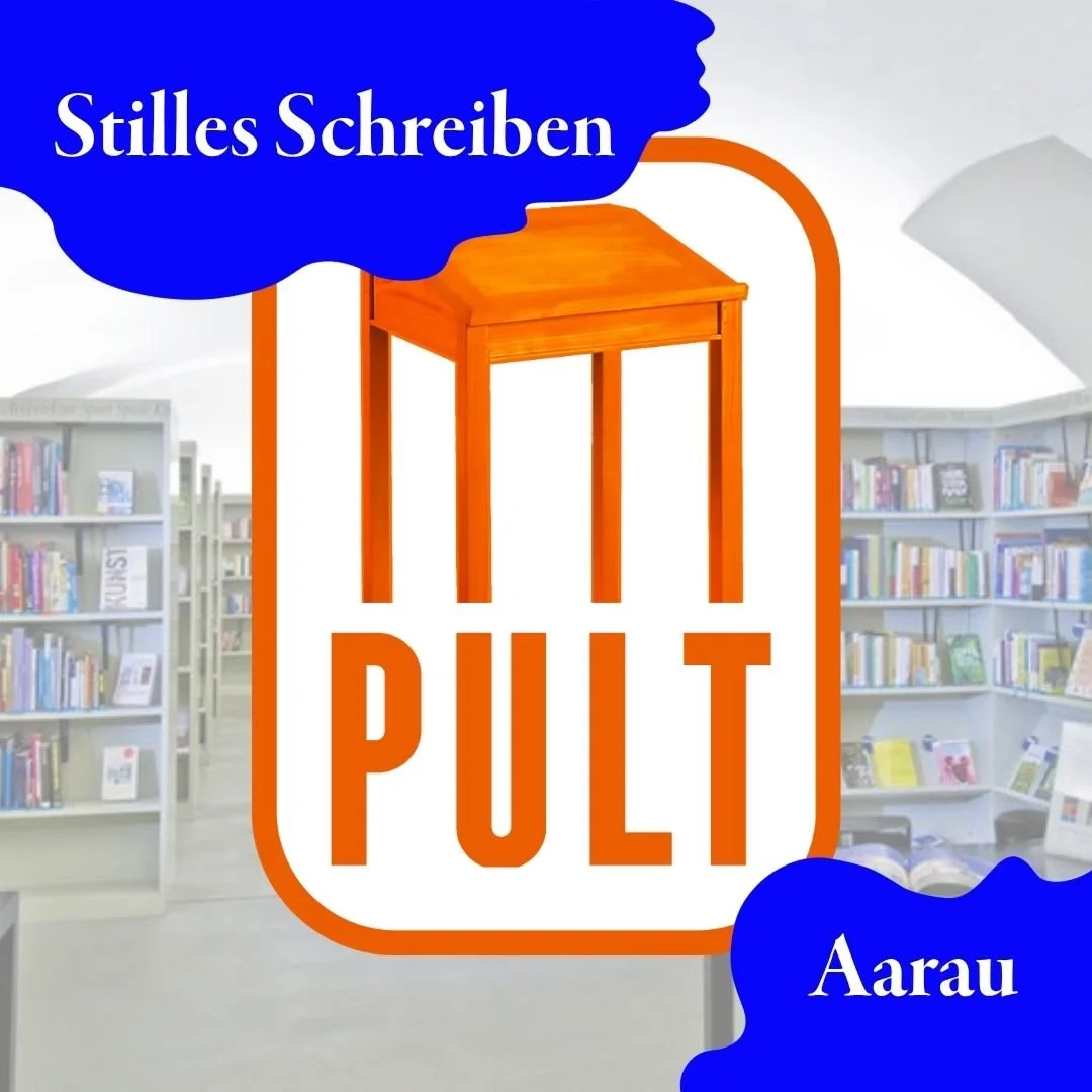 Pult: Stilles Schreiben in der Stadtbibliothek Aarau