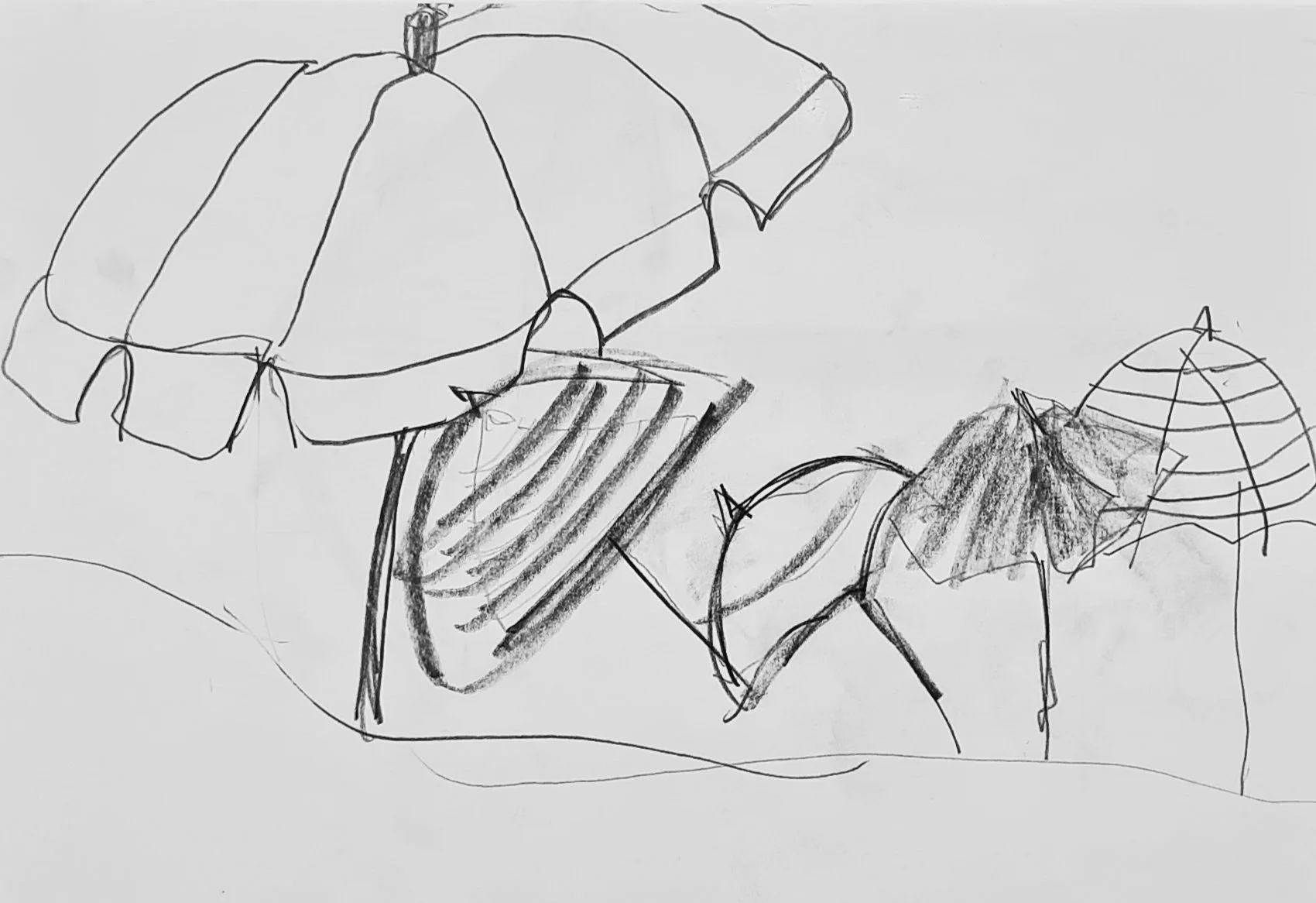 Beach Umbrellas - pencil 2022.JPG