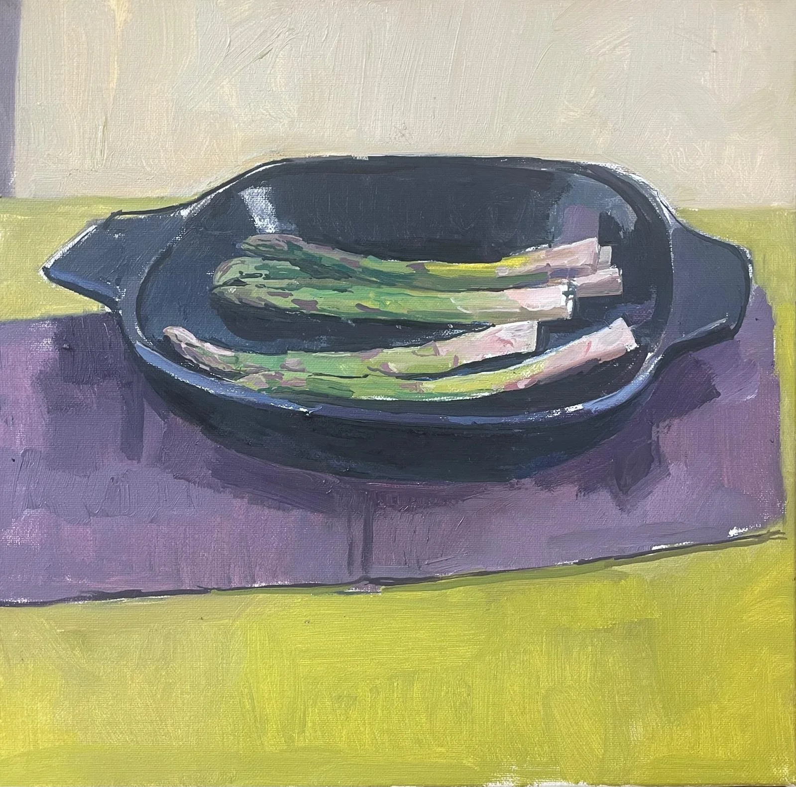 Lazy Afternoon, 40 x 40 cm, oil on canvas.